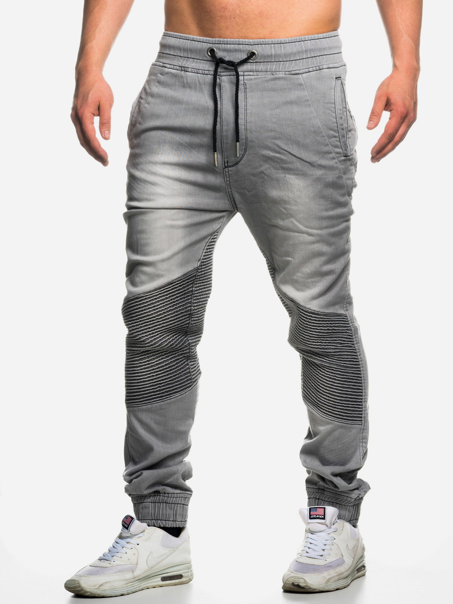 Tazzio Herren Jeans Regular Fit im Biker Jogger-Stil 16505