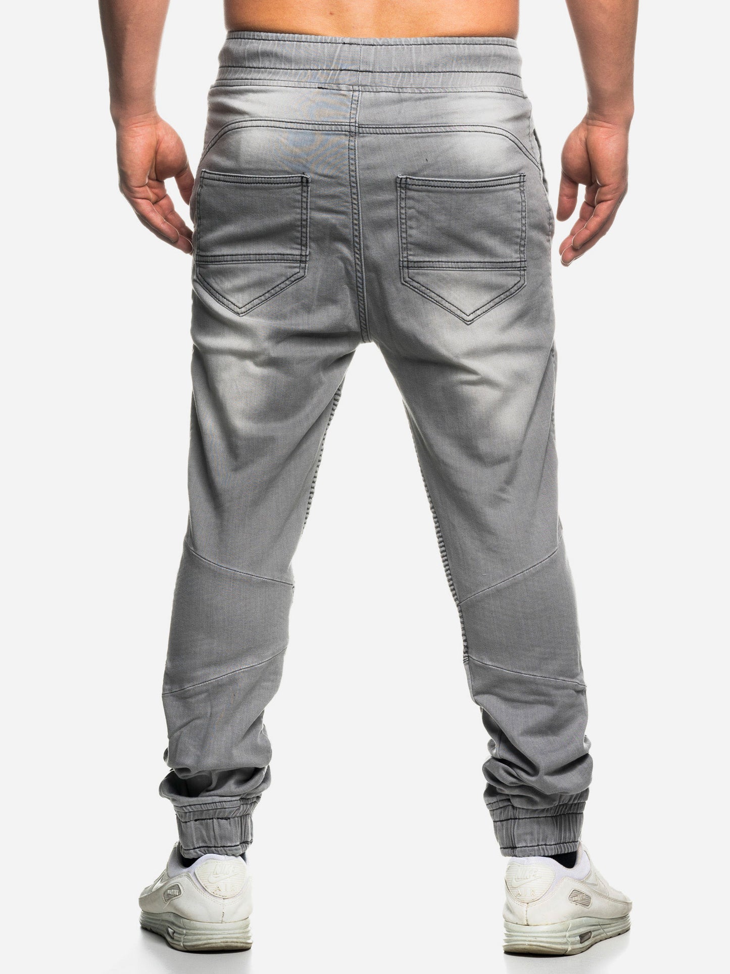 Tazzio Herren Jeans Regular Fit im Biker Jogger-Stil 16505
