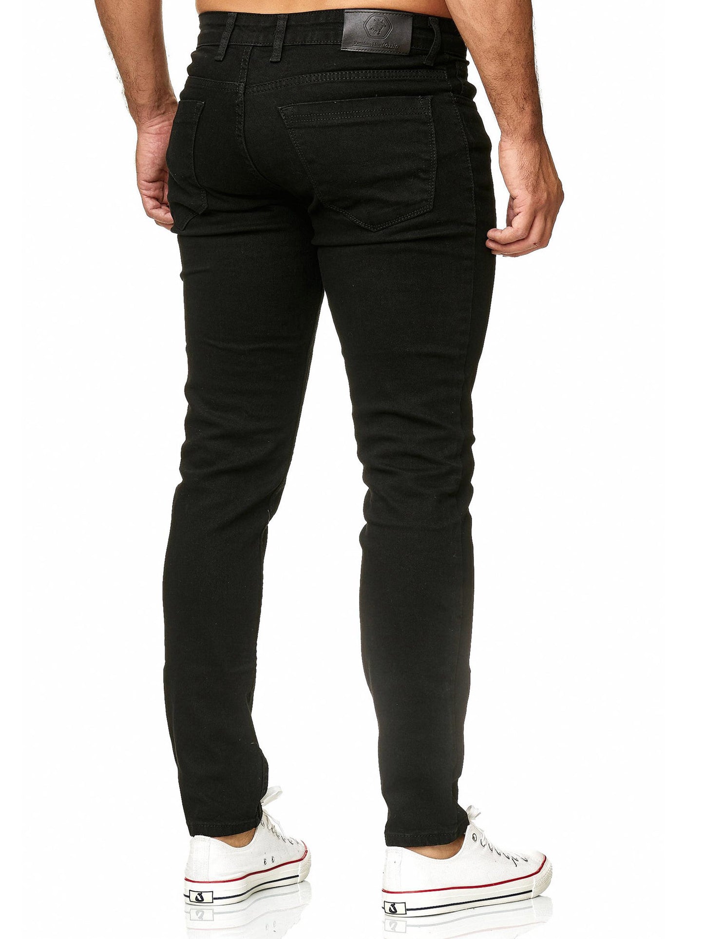 Tazzio Herren Jeans Slim Fit 16533 Black