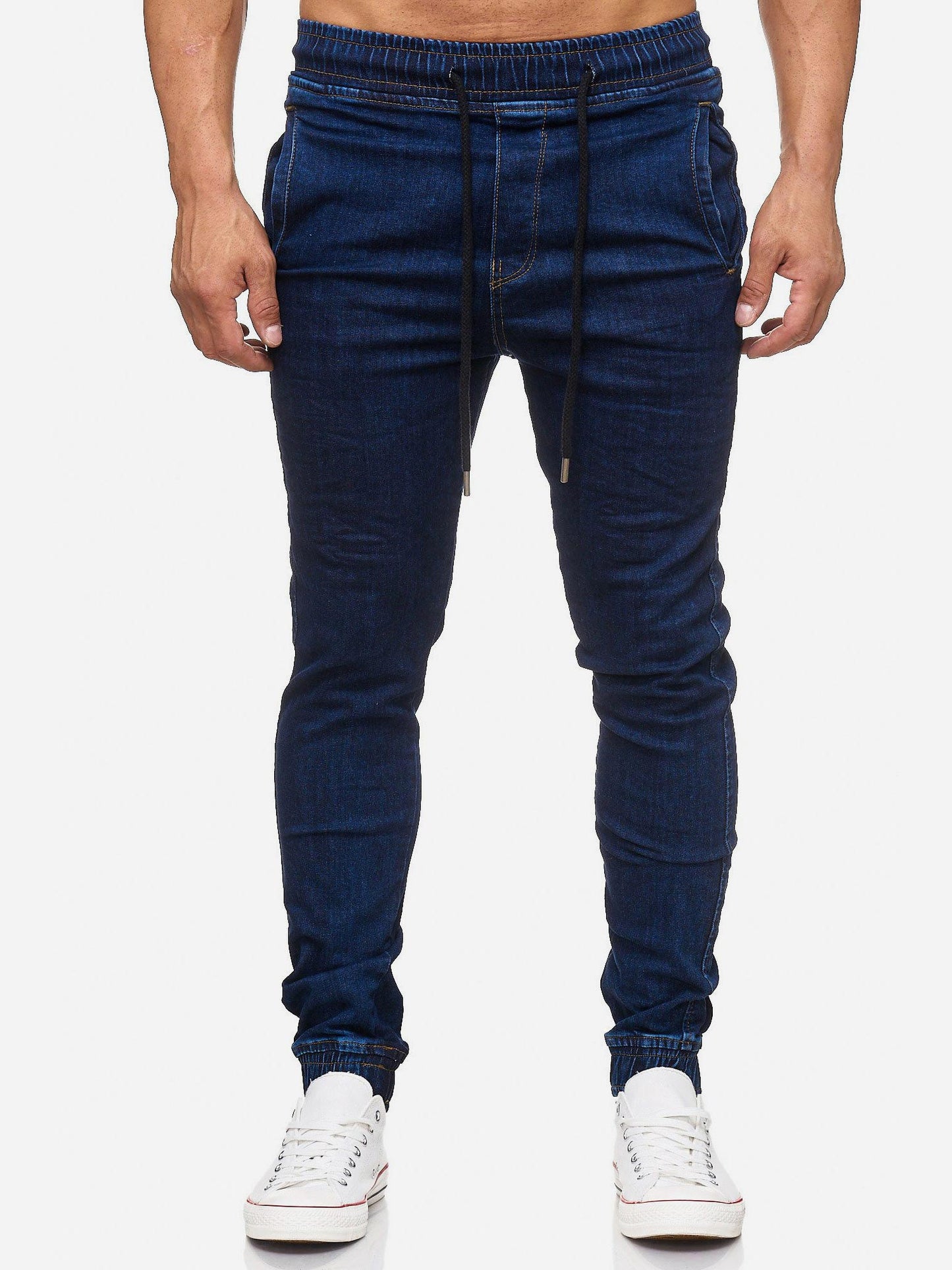Tazzio Herren Jeans Regular Fit im Jogger-Stil 17504