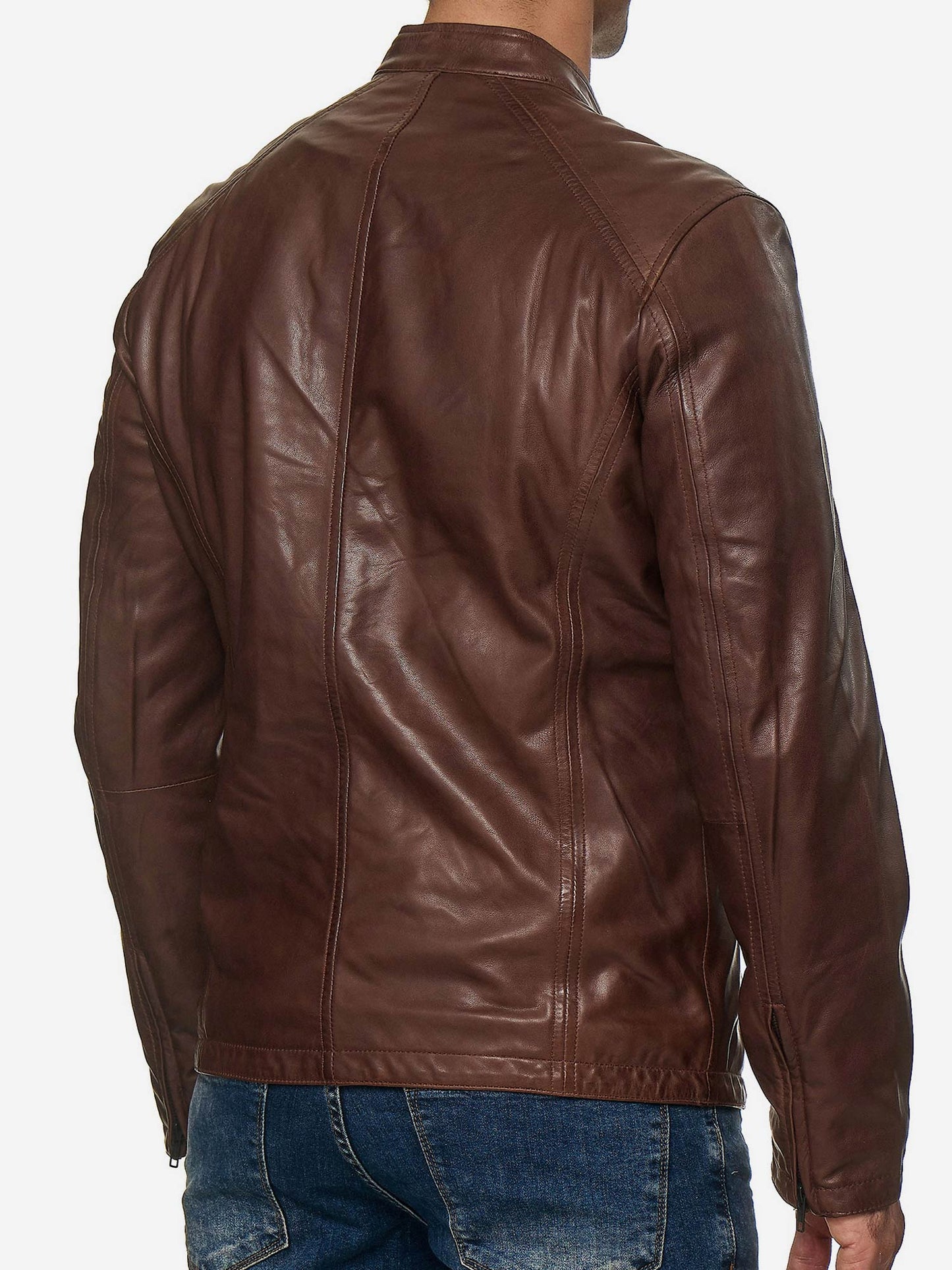 Tazzio Herren Jacke Lederjacke Echtleder 19707