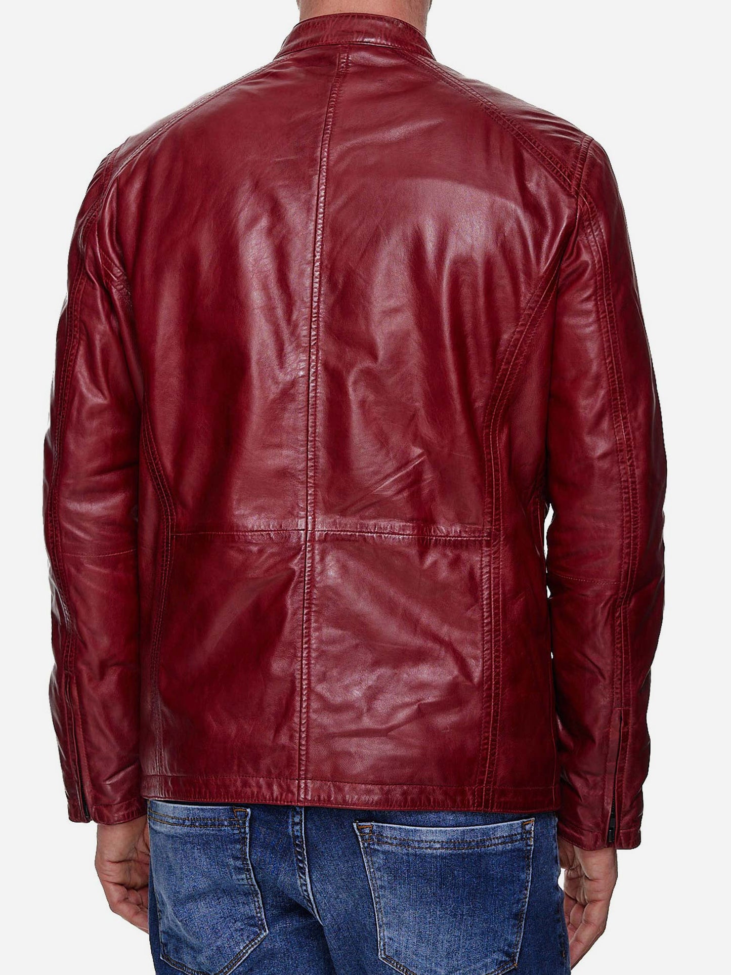 Tazzio Herren Jacke Lederjacke Echtleder 19707