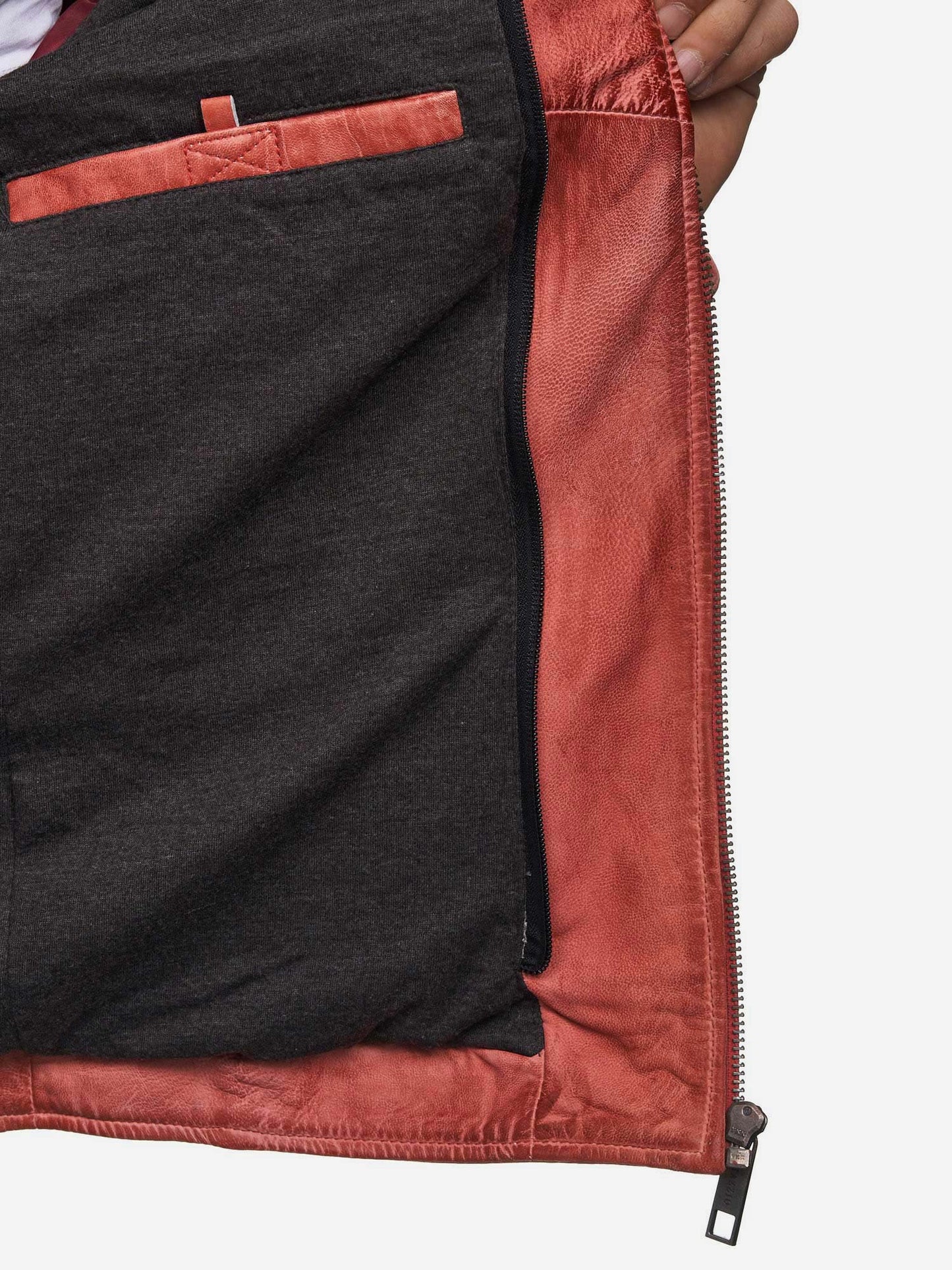 Tazzio Herren Lederjacke Two-in-One Style 19710