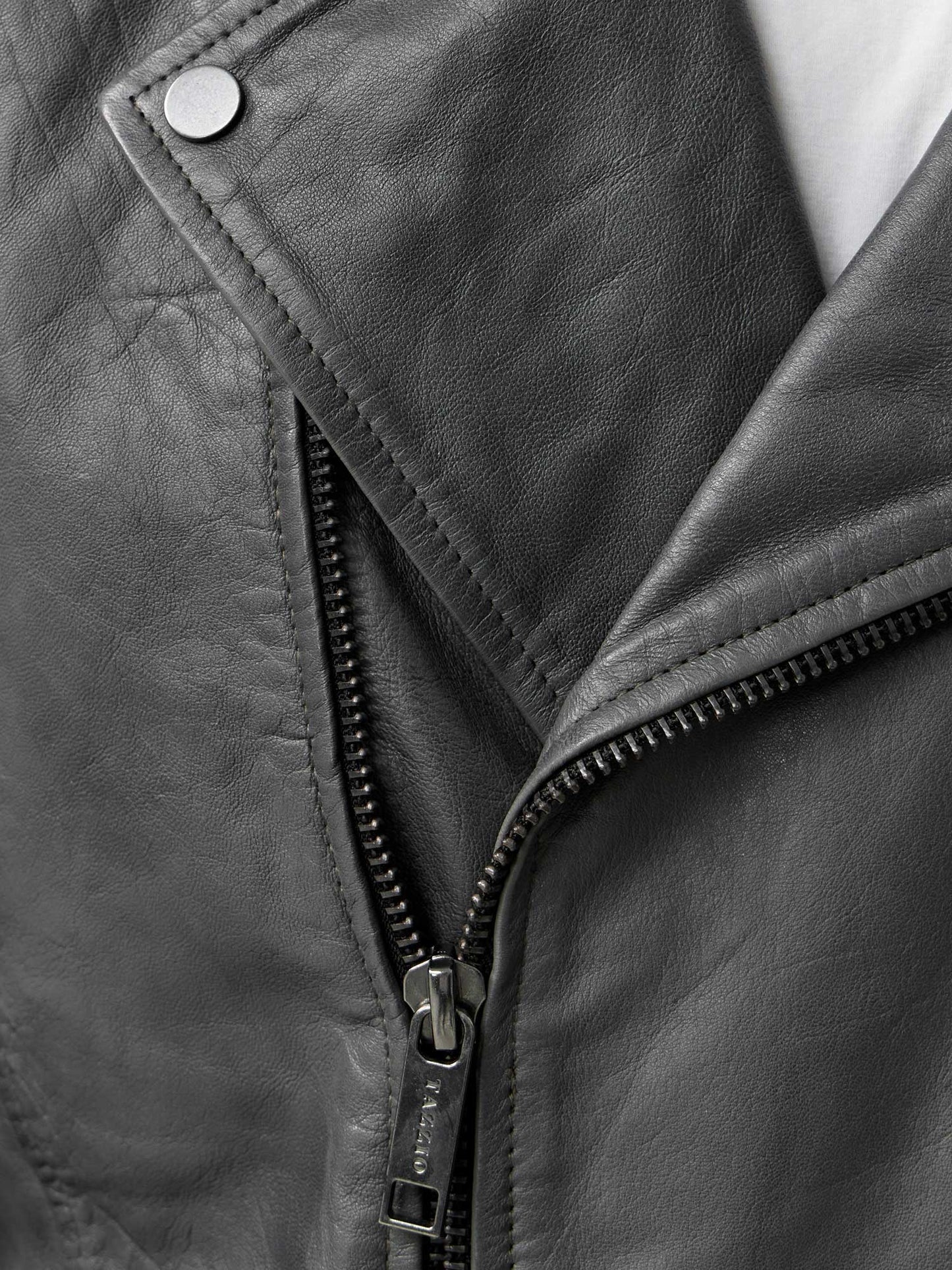 Tazzio Herren Lederjacke Biker-Look 19713