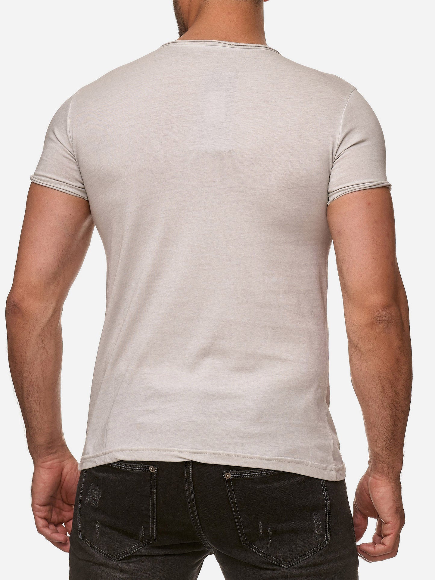 Tazzio Herren T-Shirt Ölwaschung 4050-1