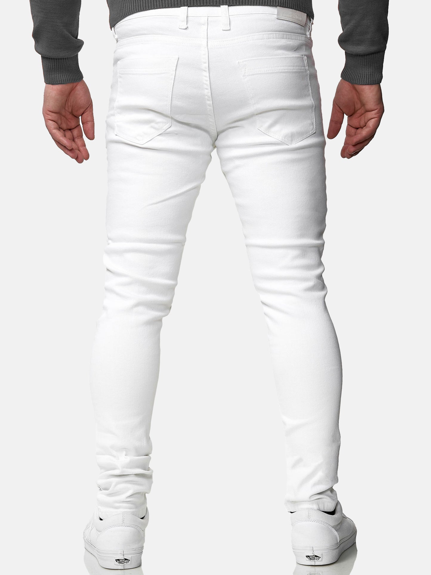 Tazzio Herren Jeans Skinny Fit im Destroyed Look A100