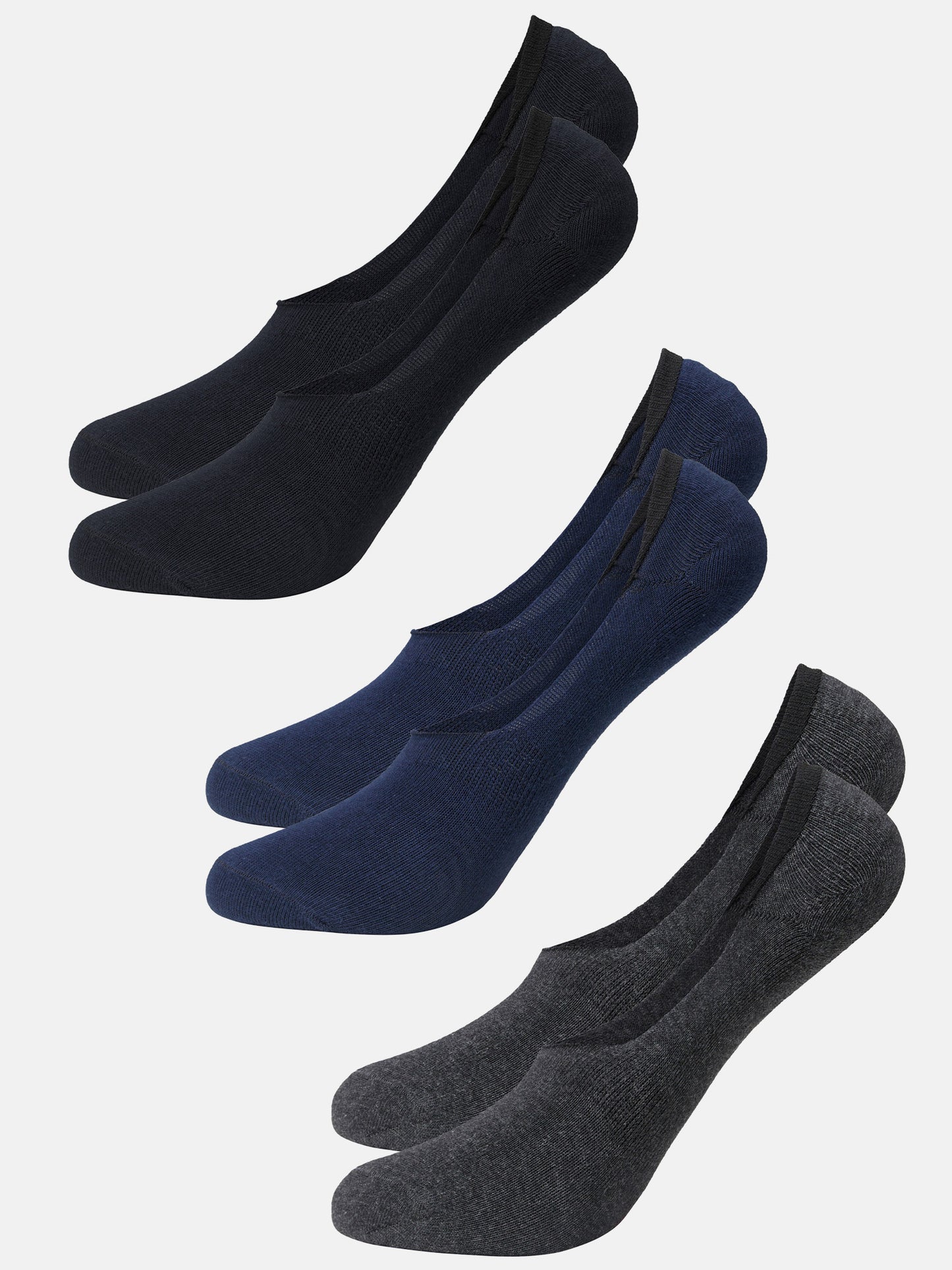 Lot de 6 paires de chaussettes invisibles Babet pour homme de Tazzio A900