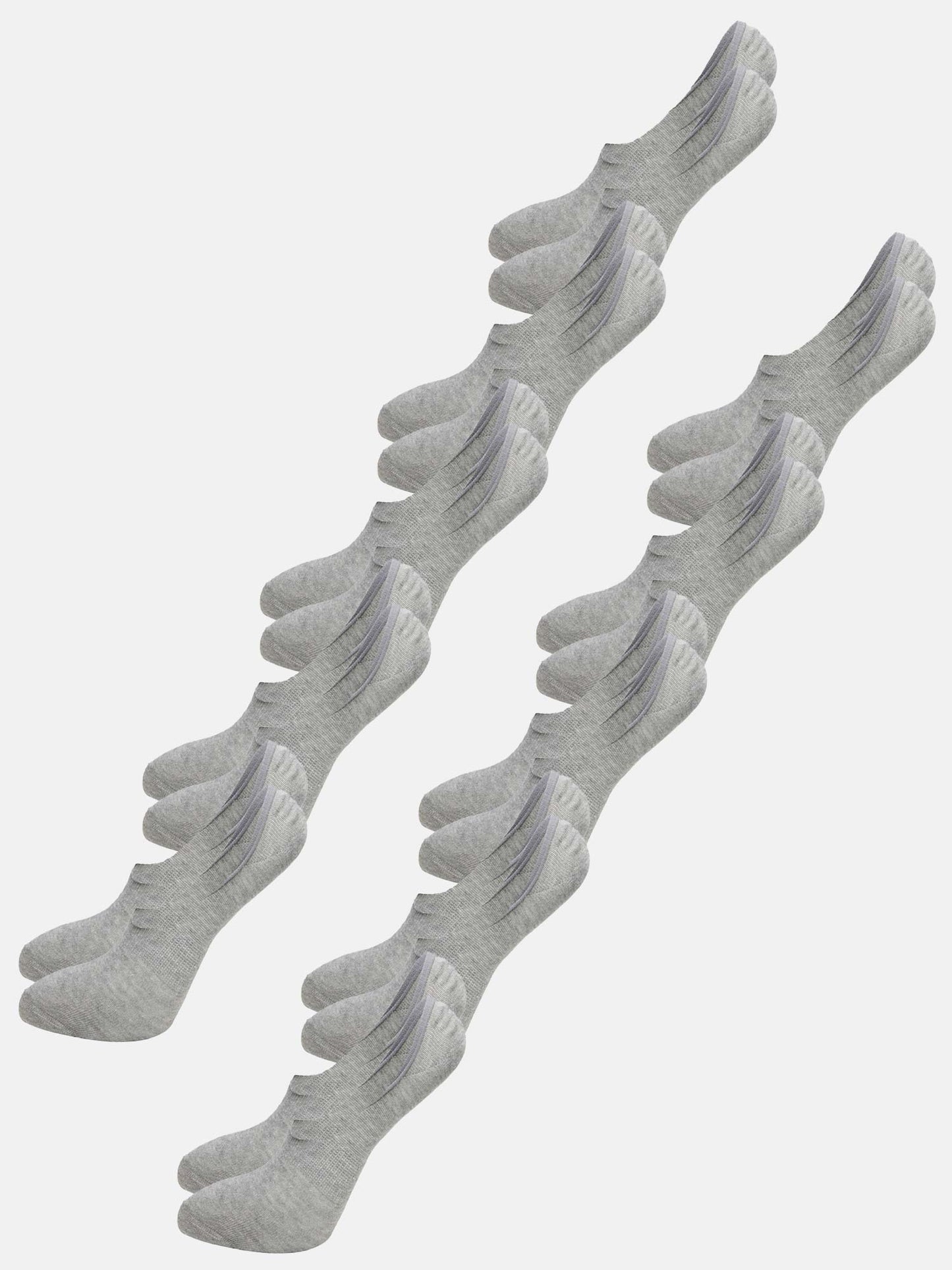Lot de 10 paires de chaussettes invisibles Babet pour homme de Tazzio A905