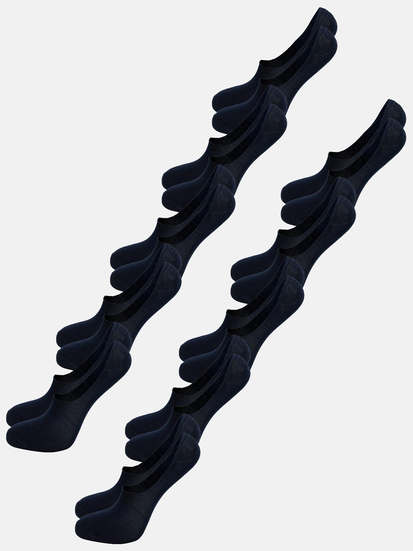 Lot de 10 paires de chaussettes invisibles Babet pour homme de Tazzio A905