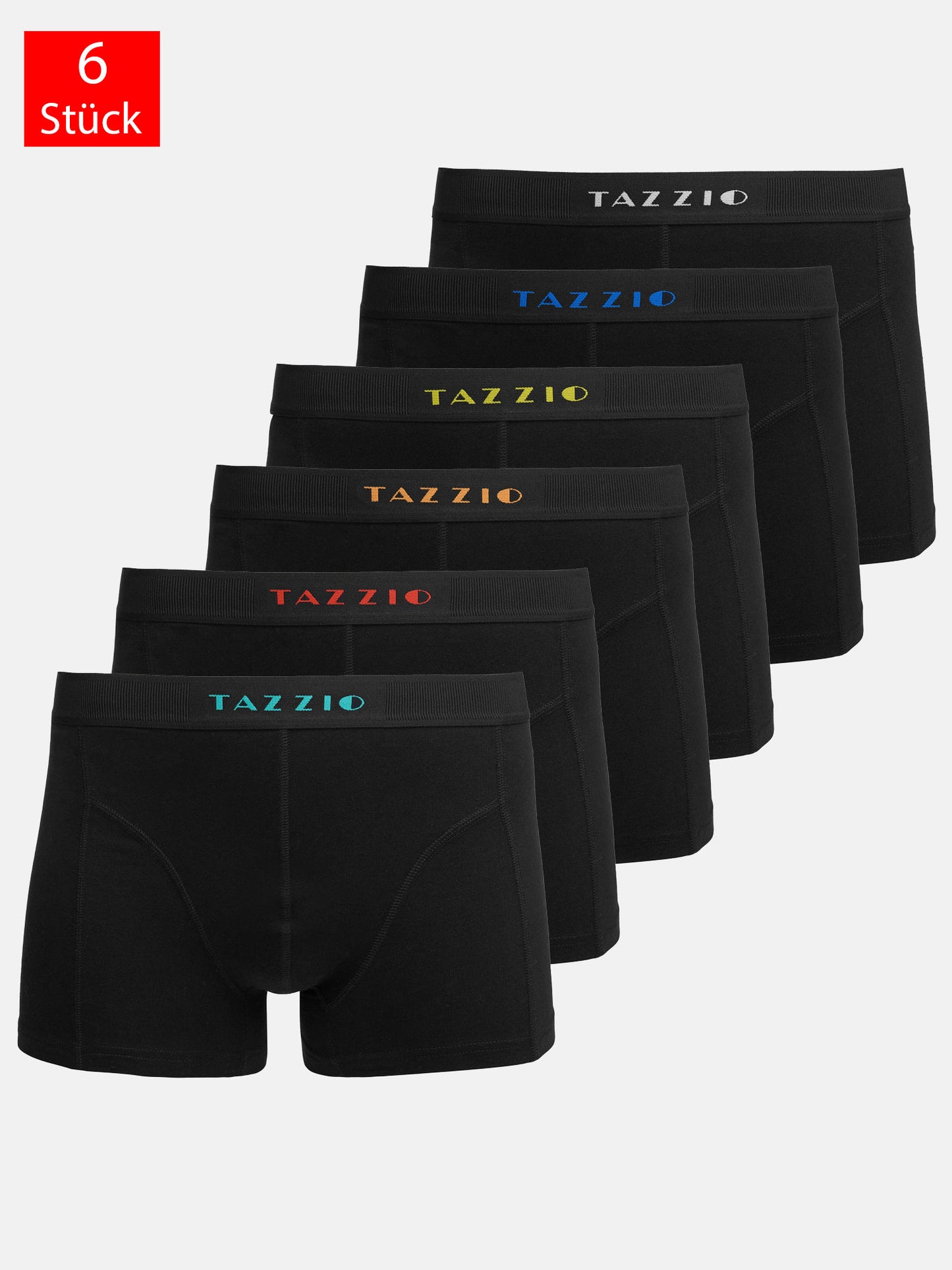 Tazzio Herren Boxershorts 6er-Pack BS1005