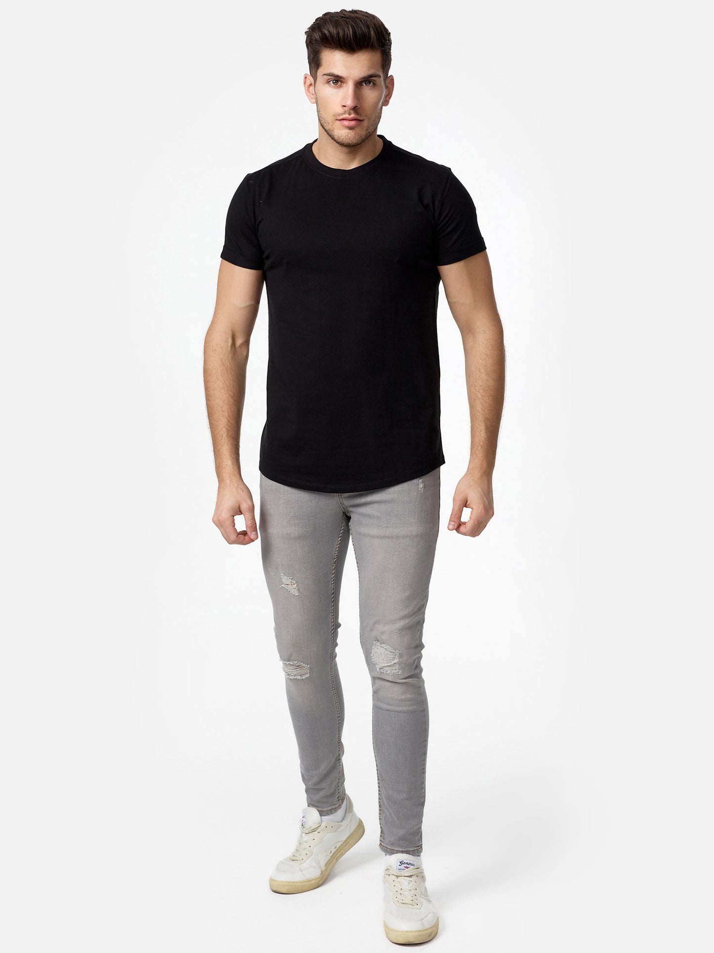 Tazzio Herren T-Shirt Rundhals E105
