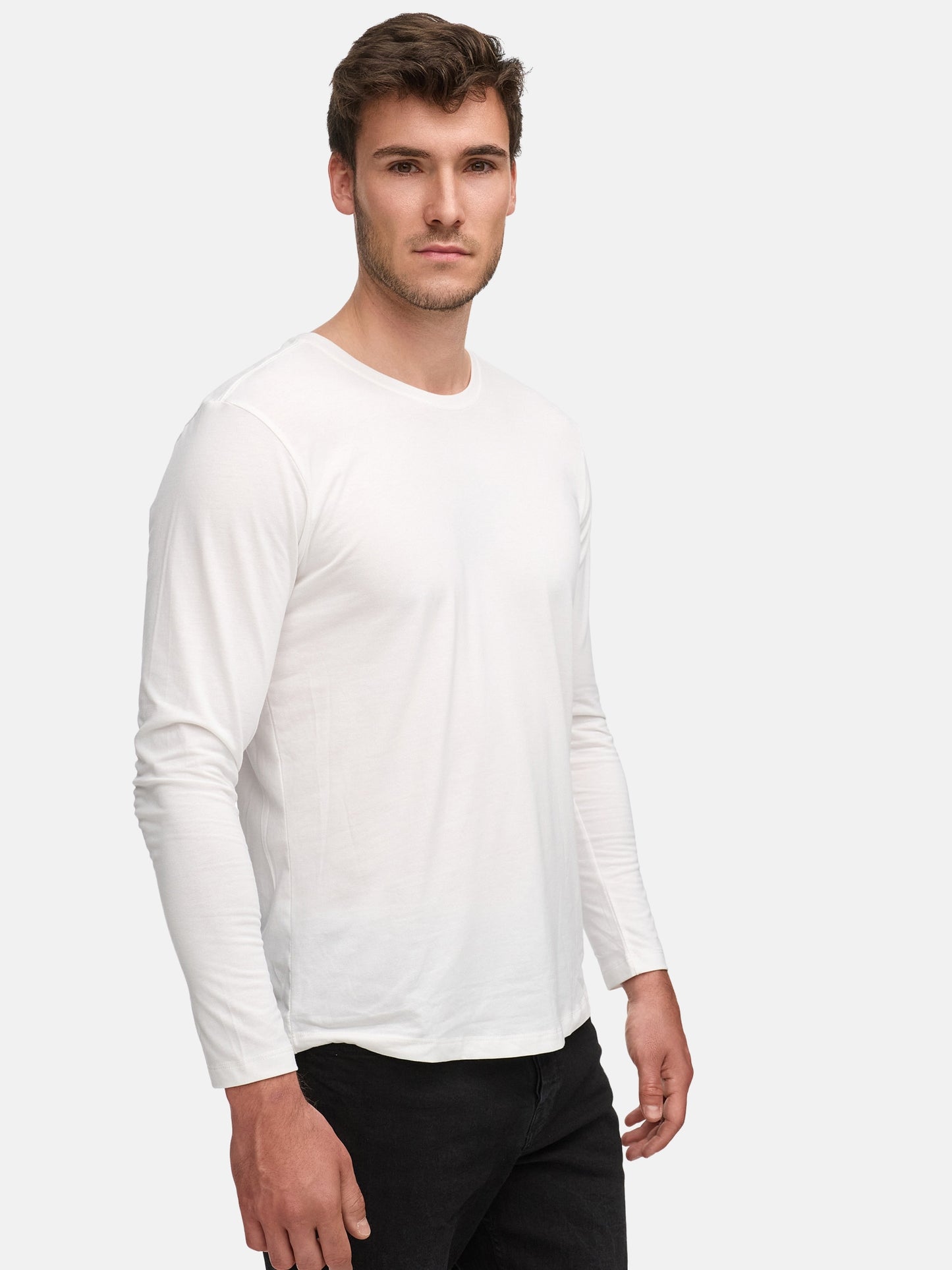 Tazzio Herren Langarmshirt 2er-Pack E108