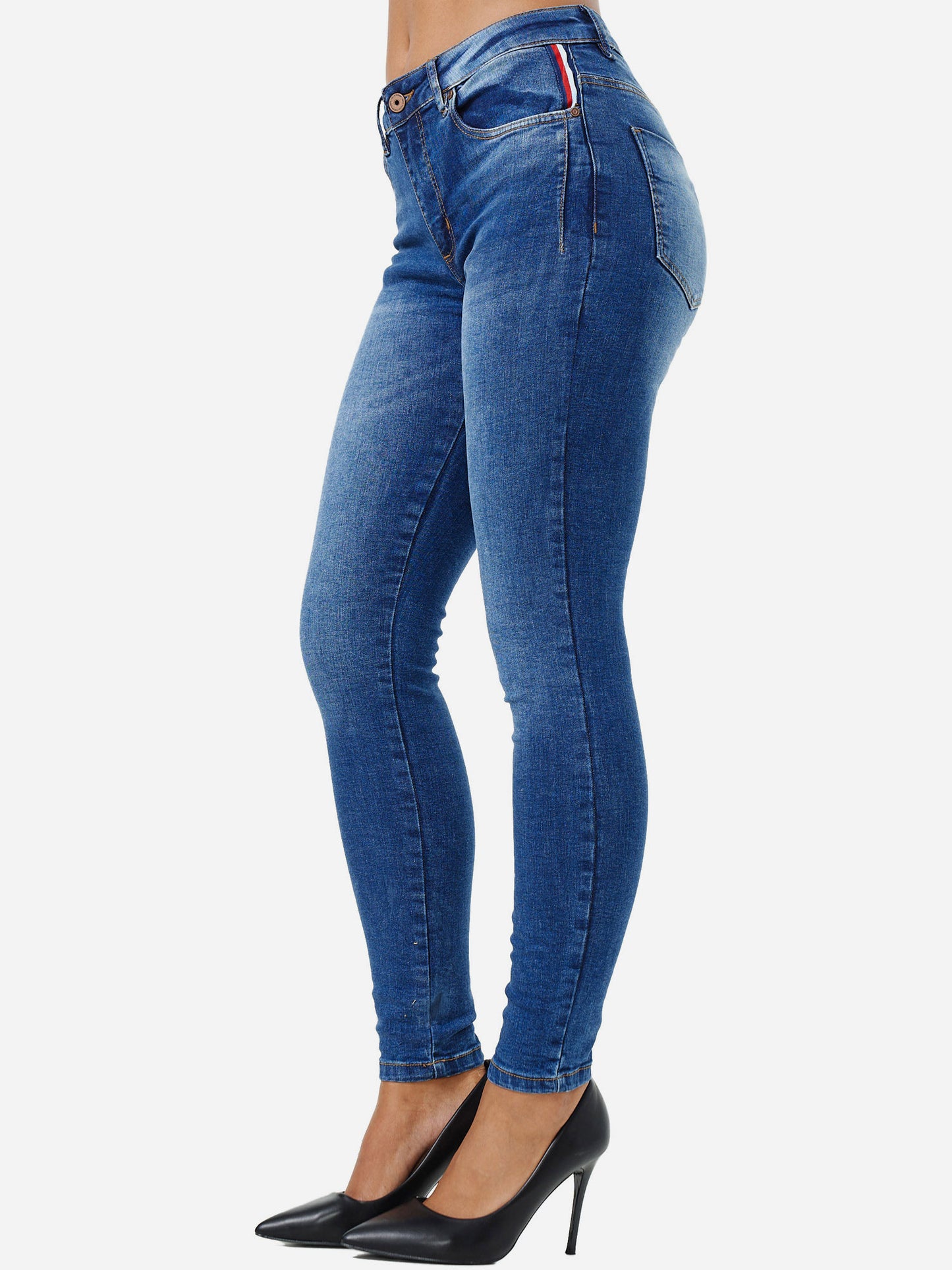 Tazzio Damen Skinny Fit Jeans F108