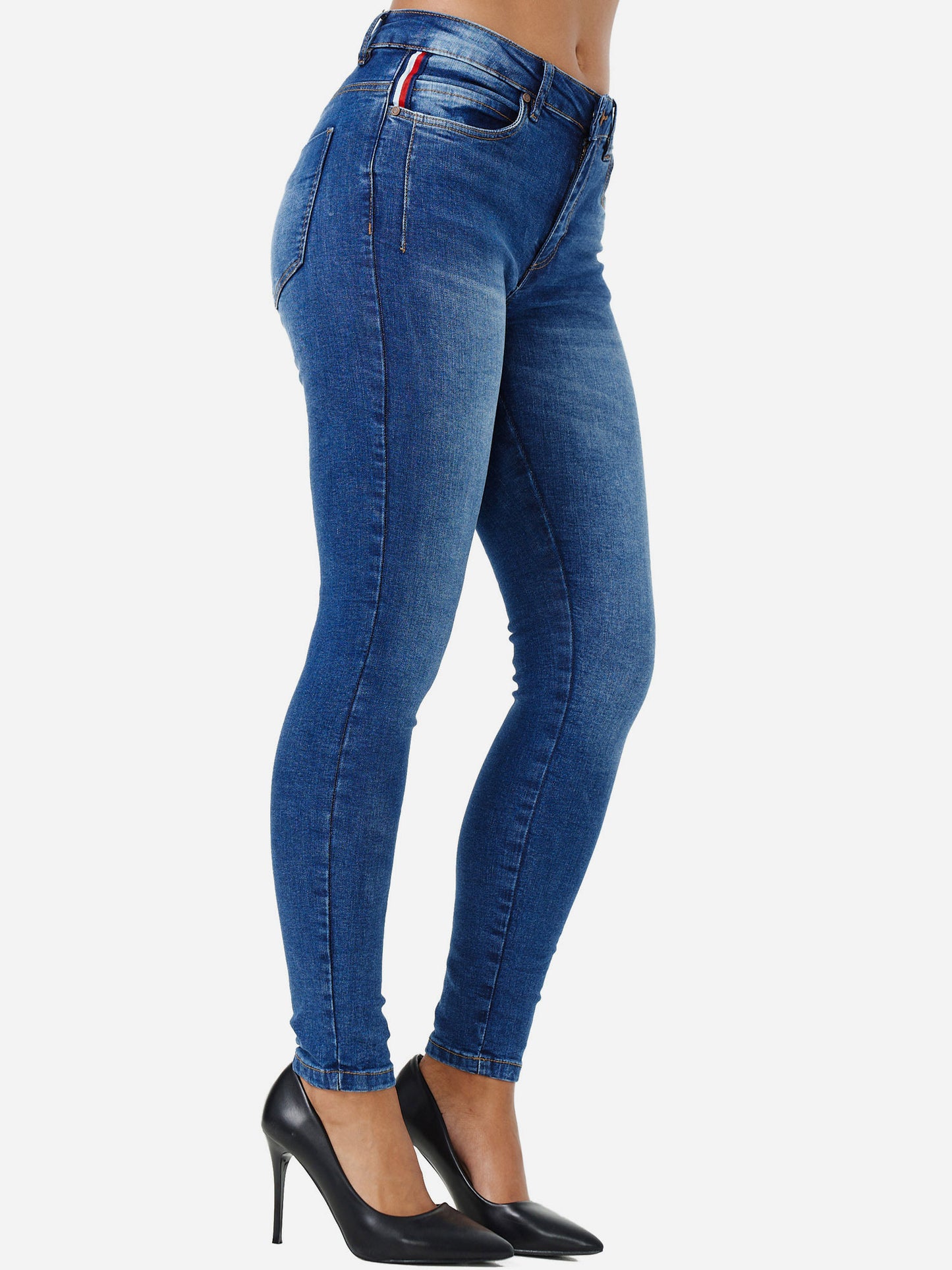 Tazzio Damen Skinny Fit Jeans F108