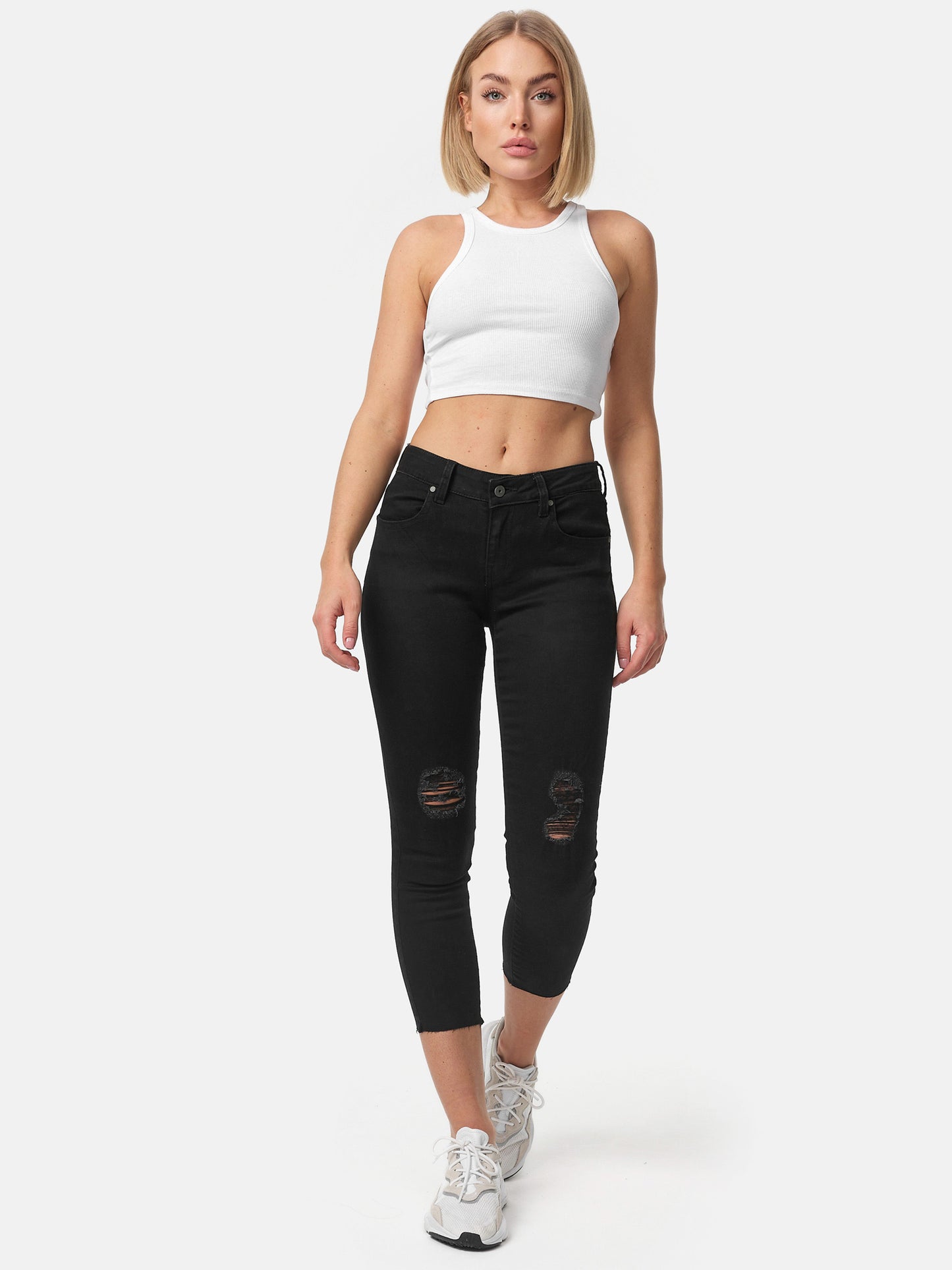 Tazzio Damen Skinny Fit Jeans F111