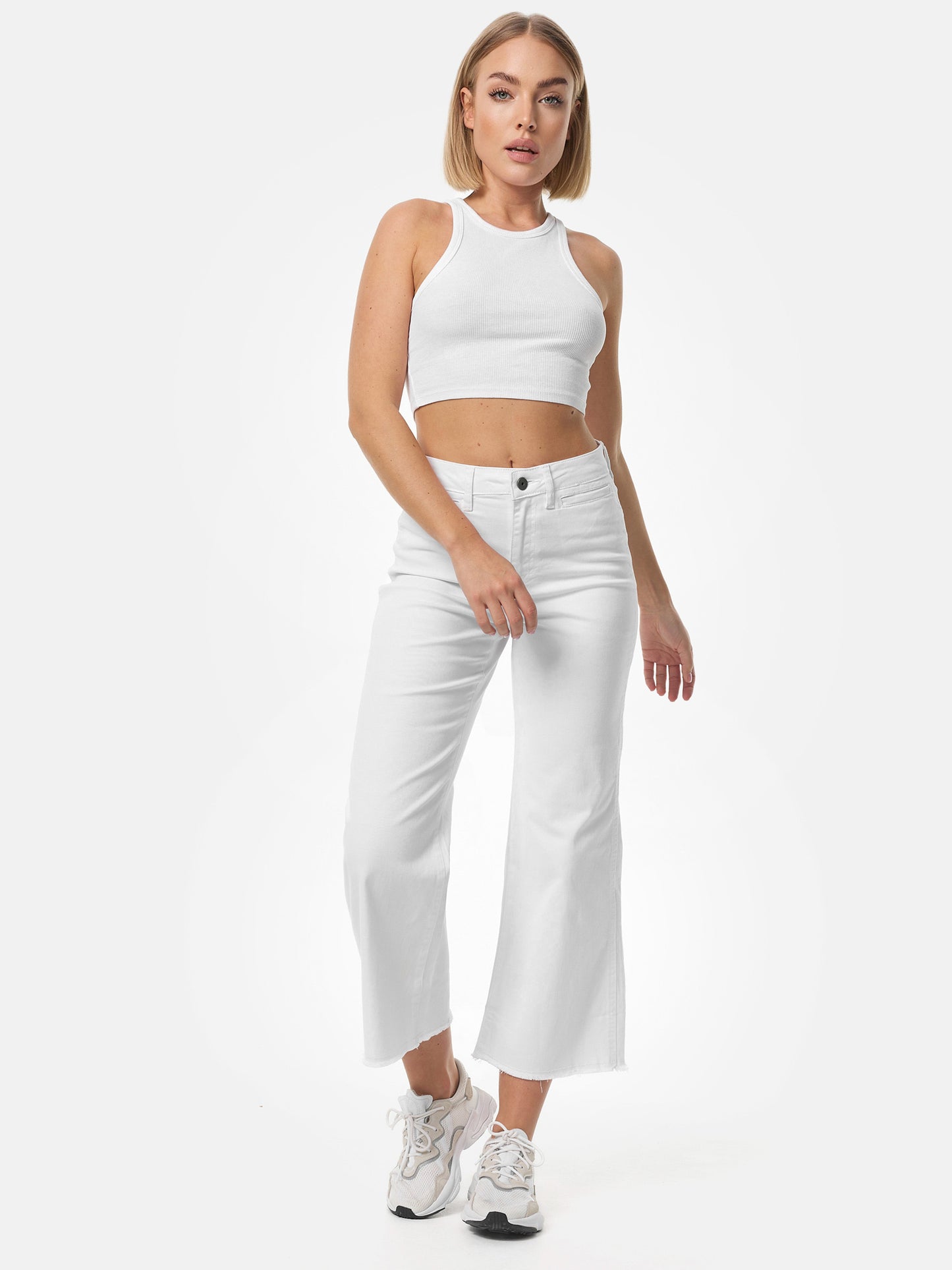 Tazzio Damen Flared Jeans F113