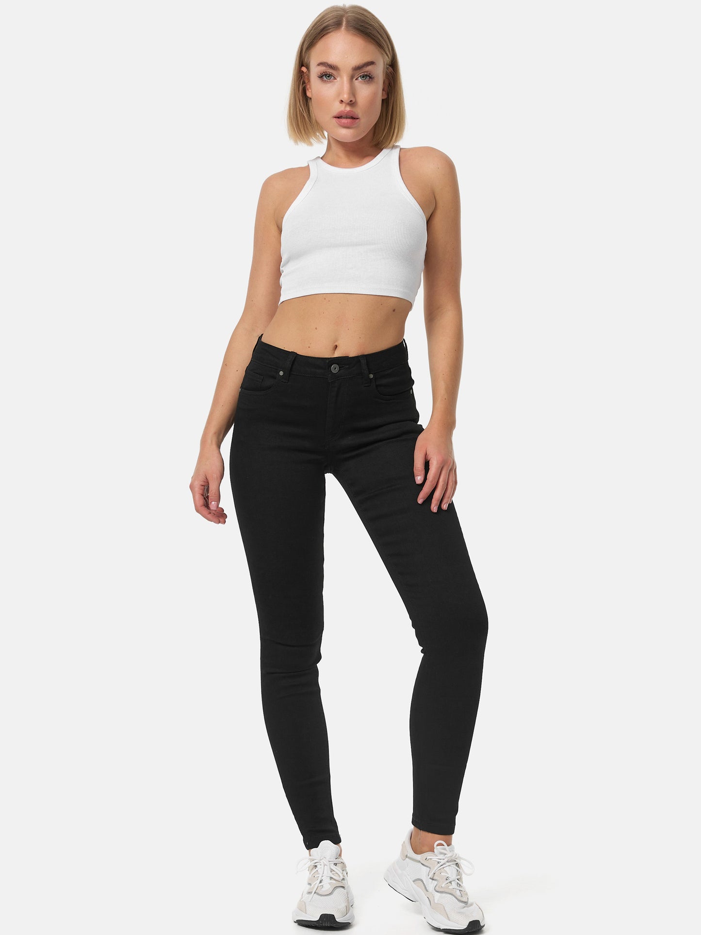 Tazzio Damen Skinny Fit Jeans F114