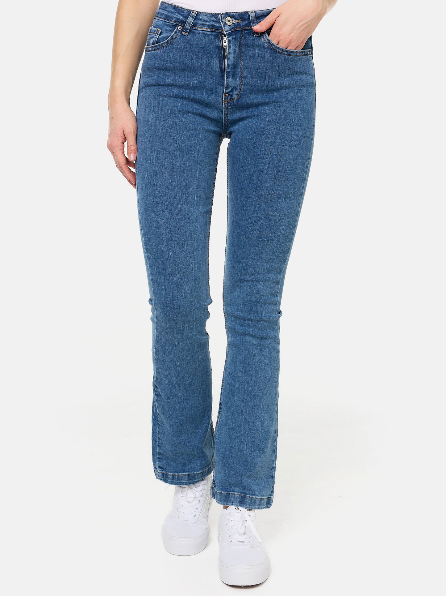 Jean bootcut pour femme Tazzio F122
