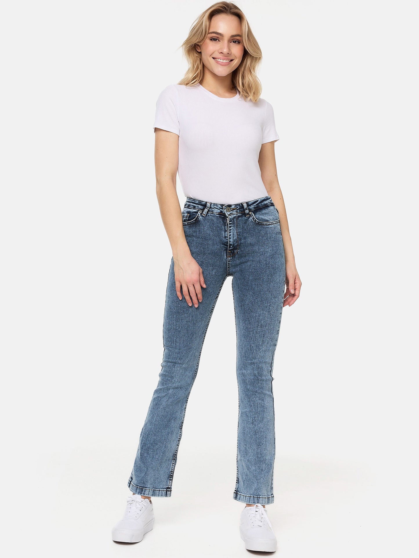 Jean bootcut pour femme Tazzio F122