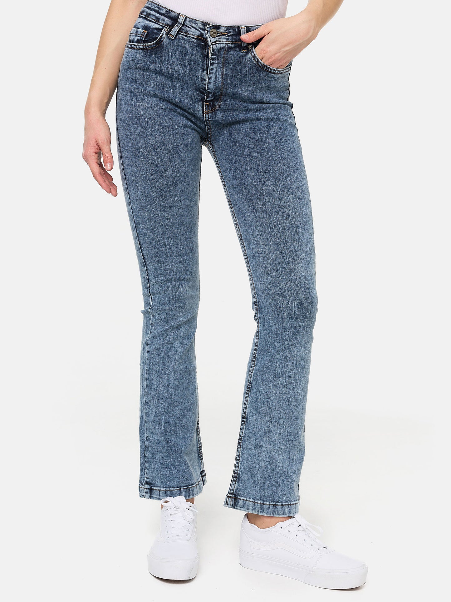 Jean bootcut pour femme Tazzio F122