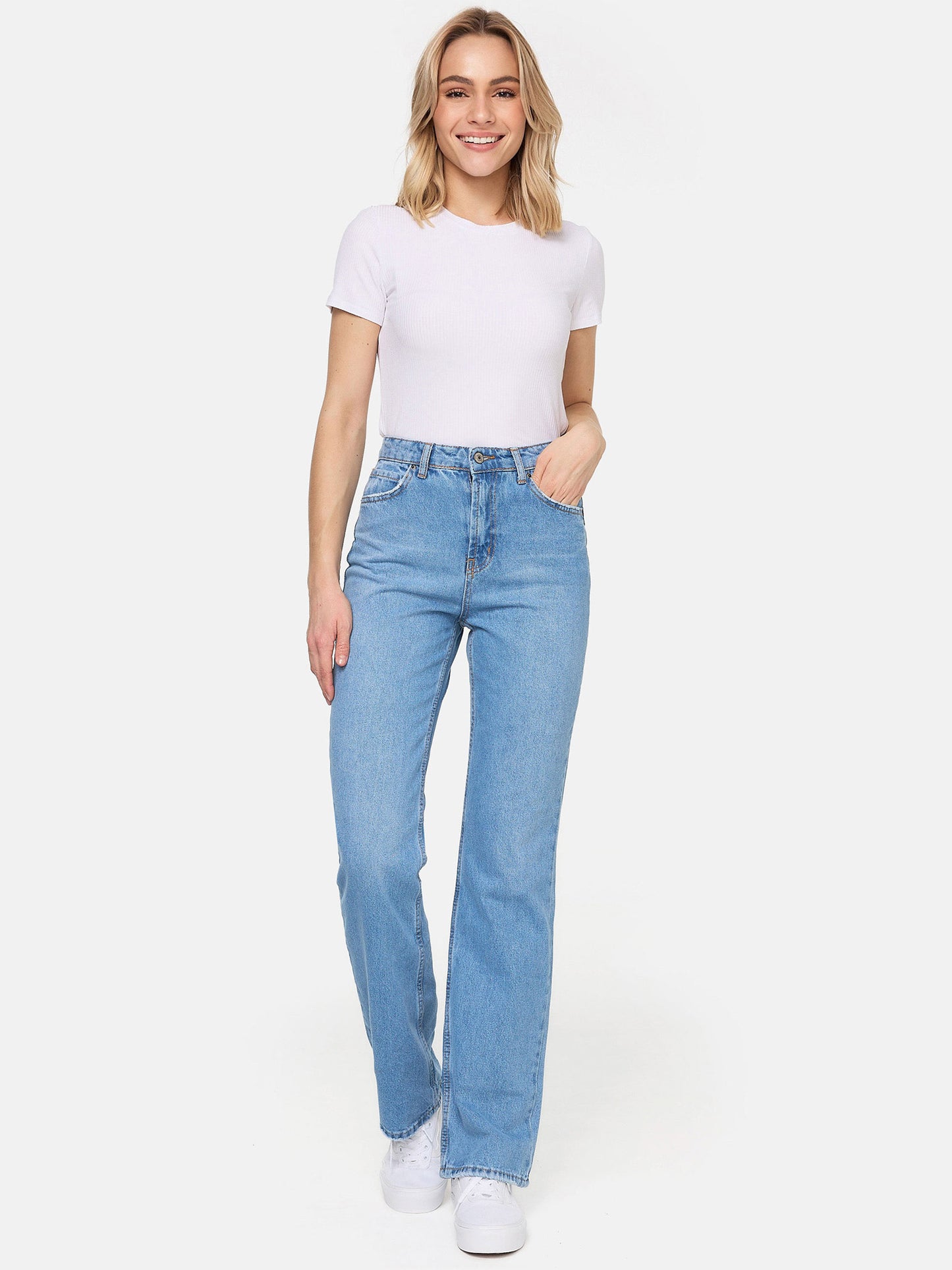 Jean bootcut pour femme Tazzio F128
