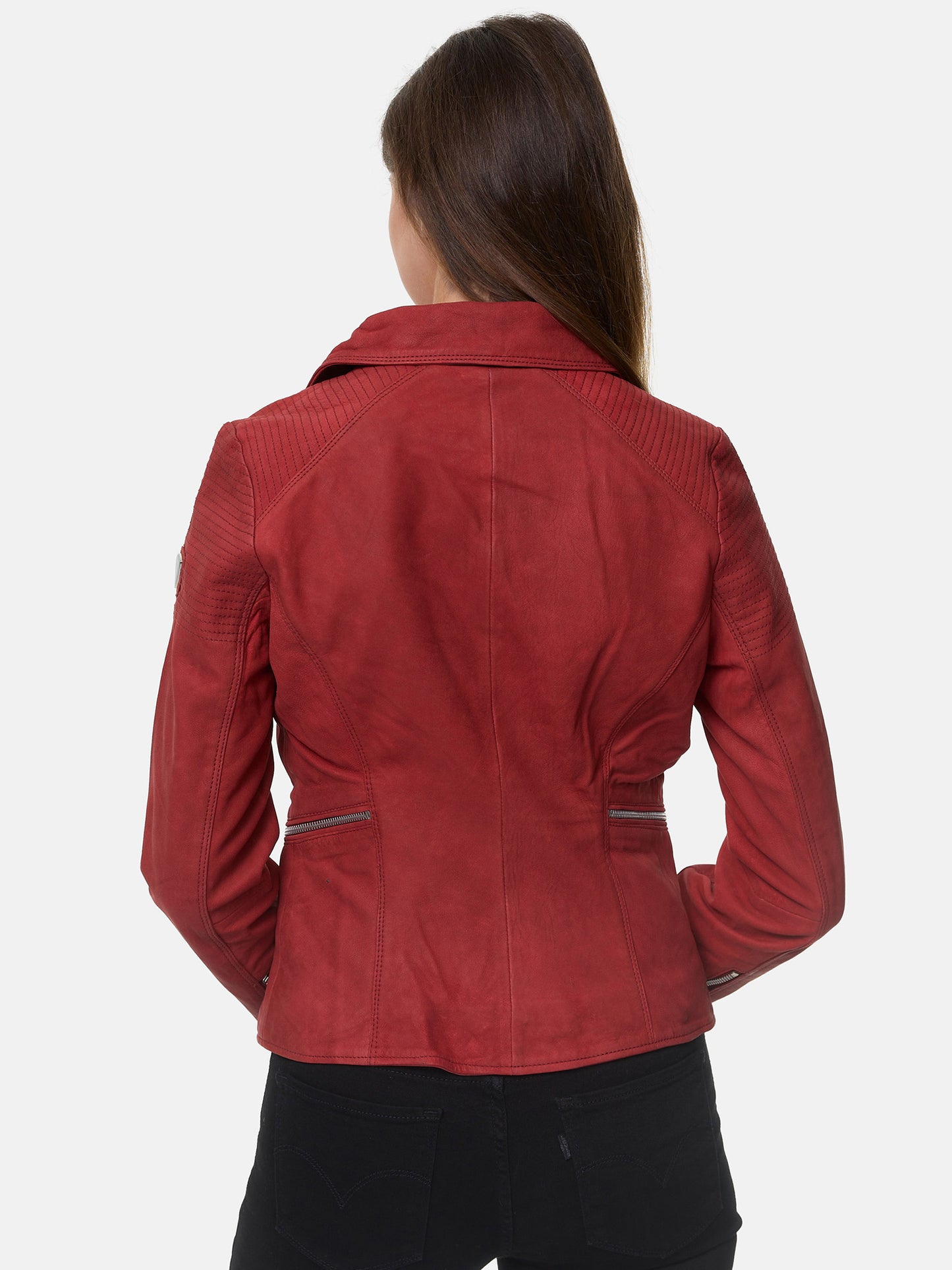 Veste en cuir pour femme Tazzio F500