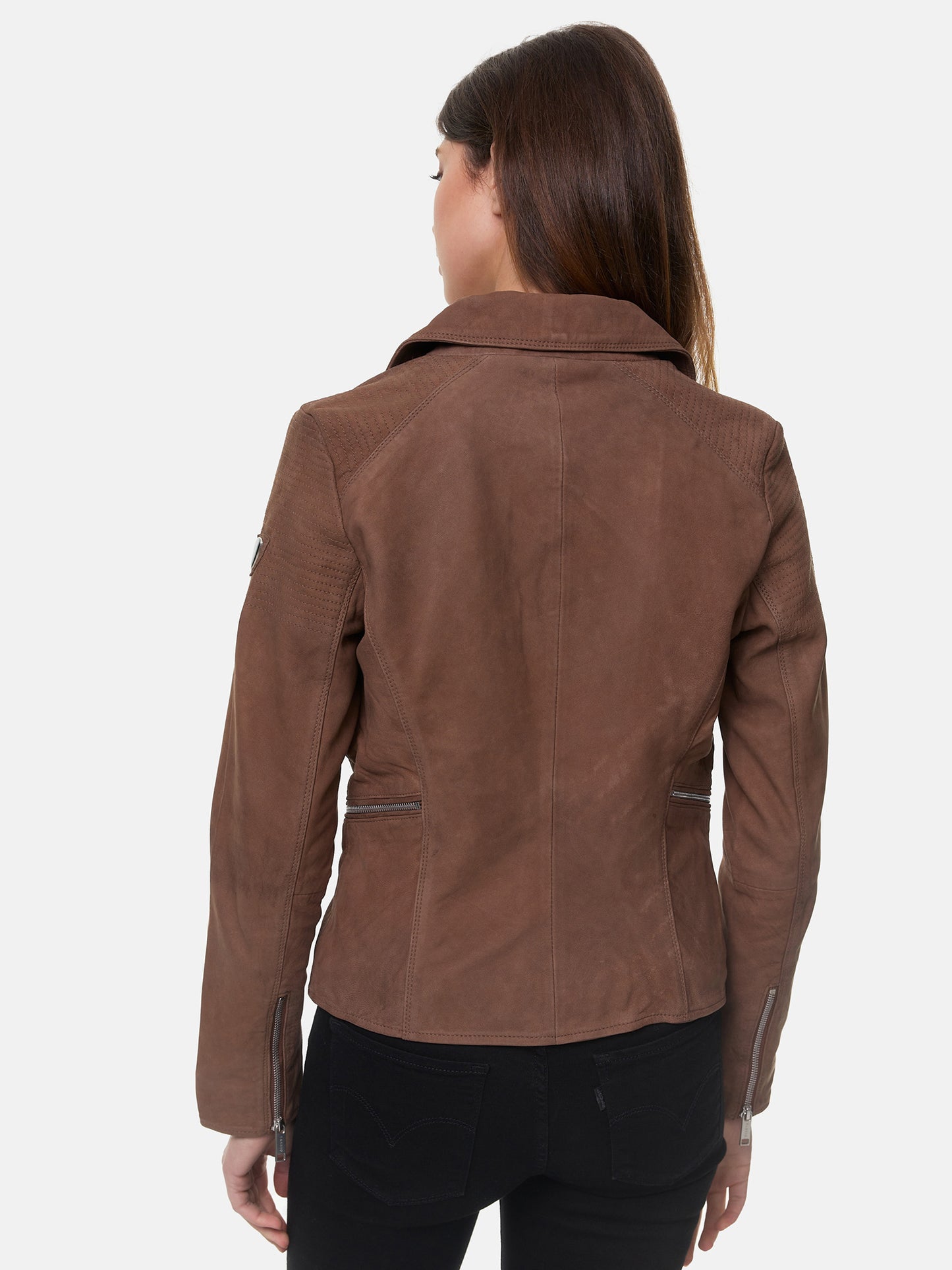 Veste en cuir pour femme Tazzio F500