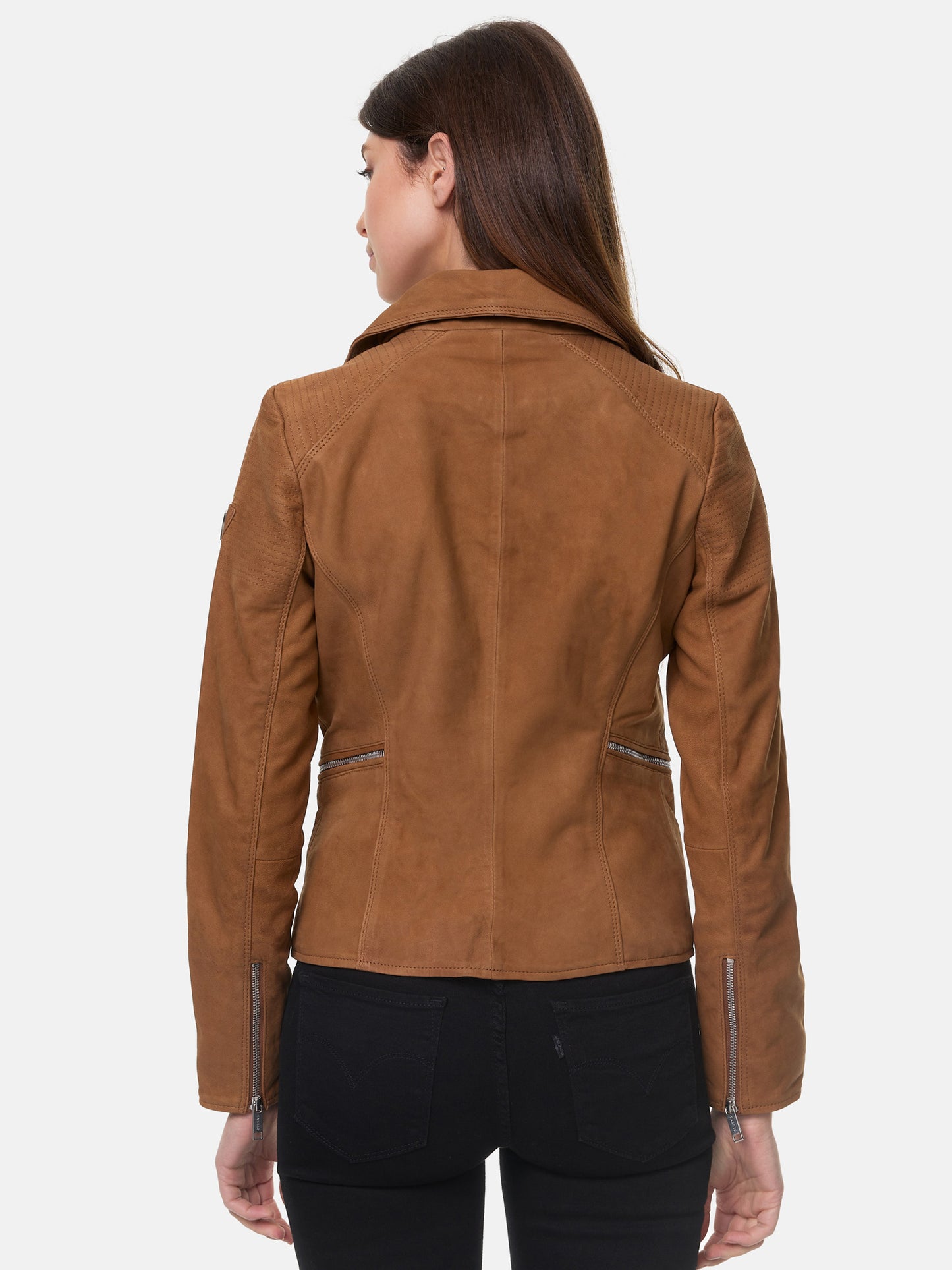 Veste en cuir pour femme Tazzio F500
