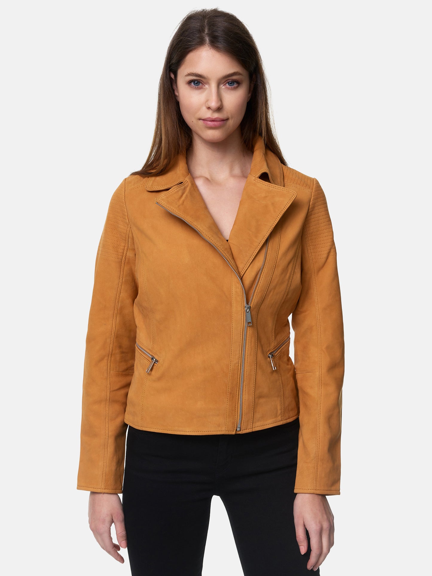 Veste en cuir pour femme Tazzio F500