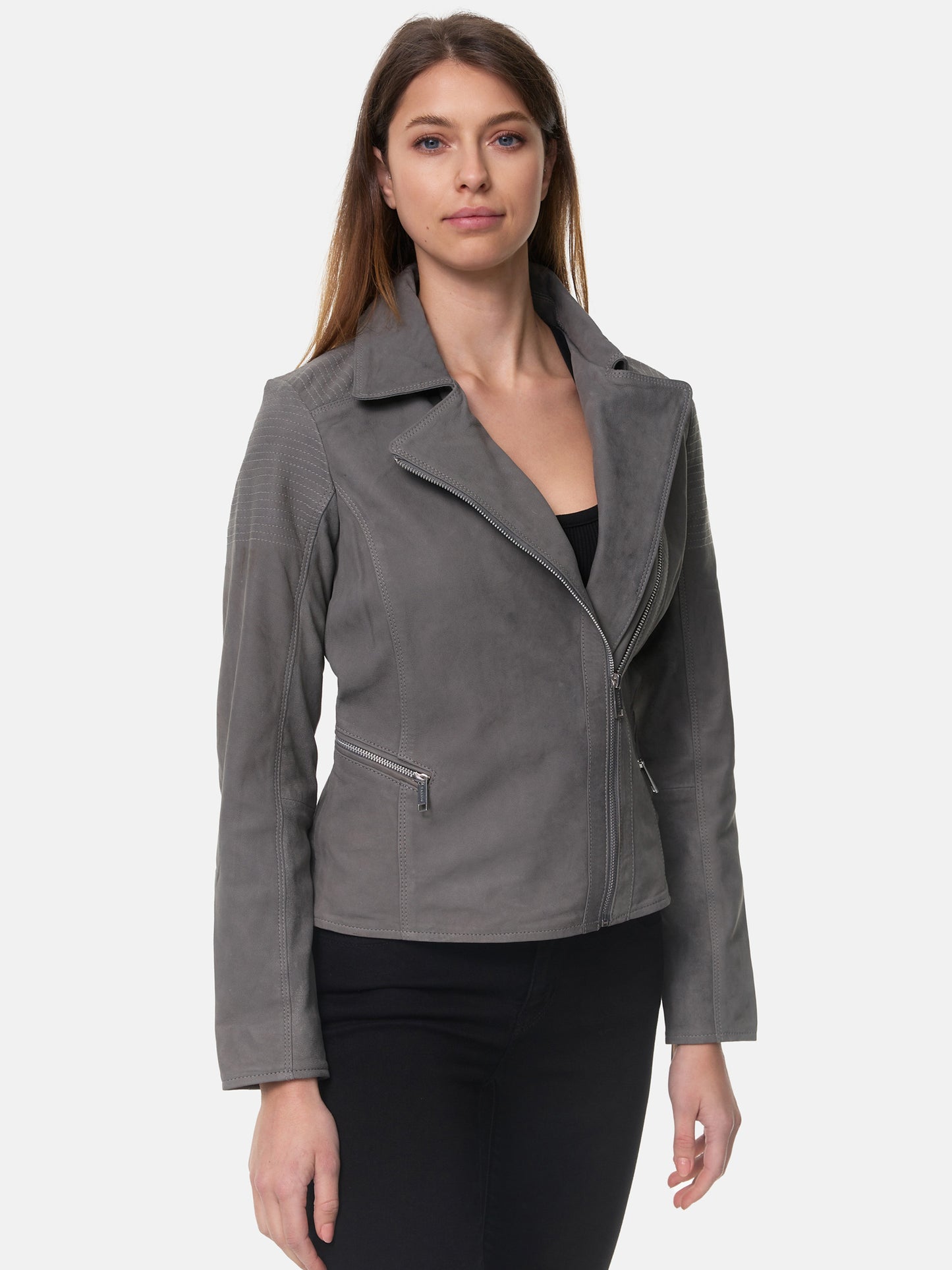 Veste en cuir pour femme Tazzio F500