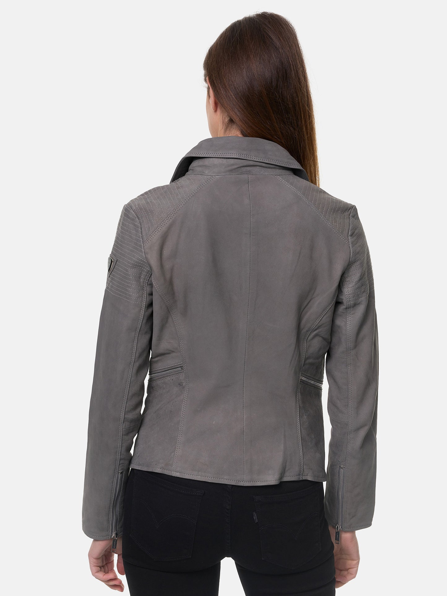 Veste en cuir pour femme Tazzio F500