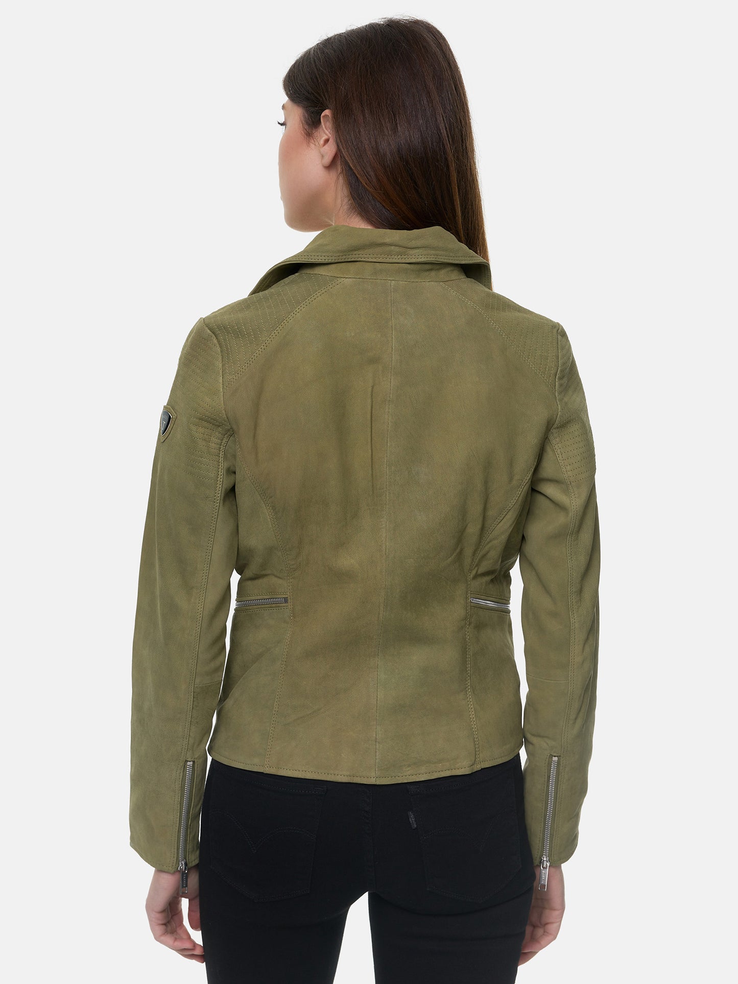 Veste en cuir pour femme Tazzio F500