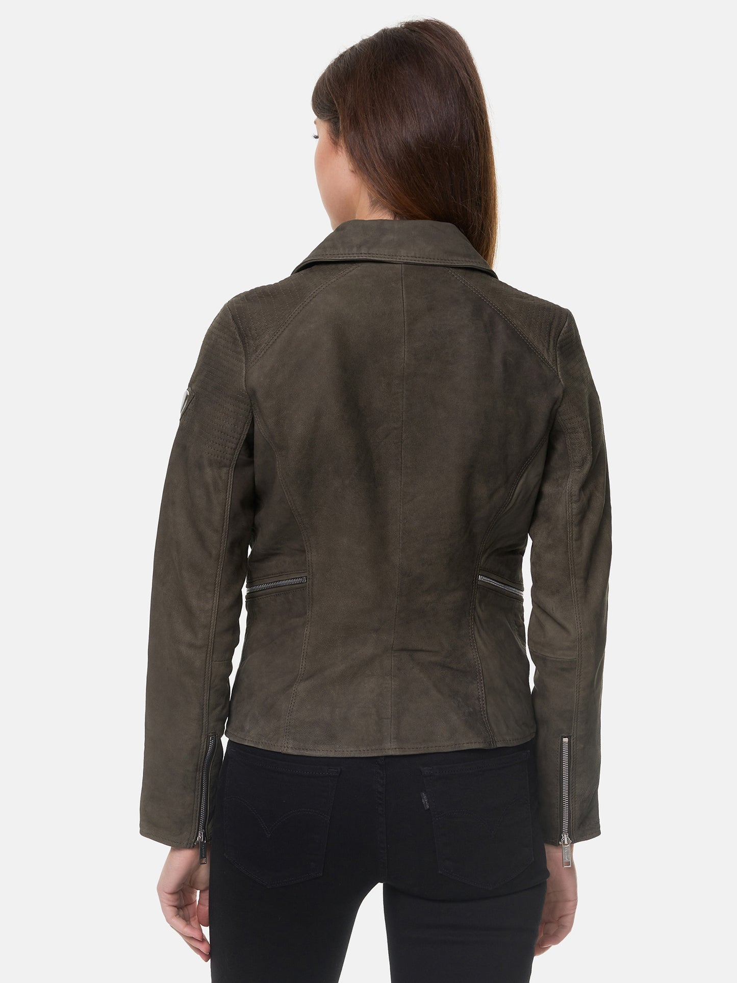 Veste en cuir pour femme Tazzio F500
