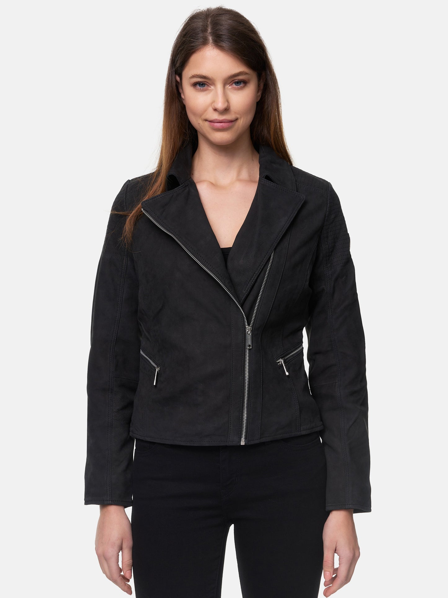 Veste en cuir pour femme Tazzio F500