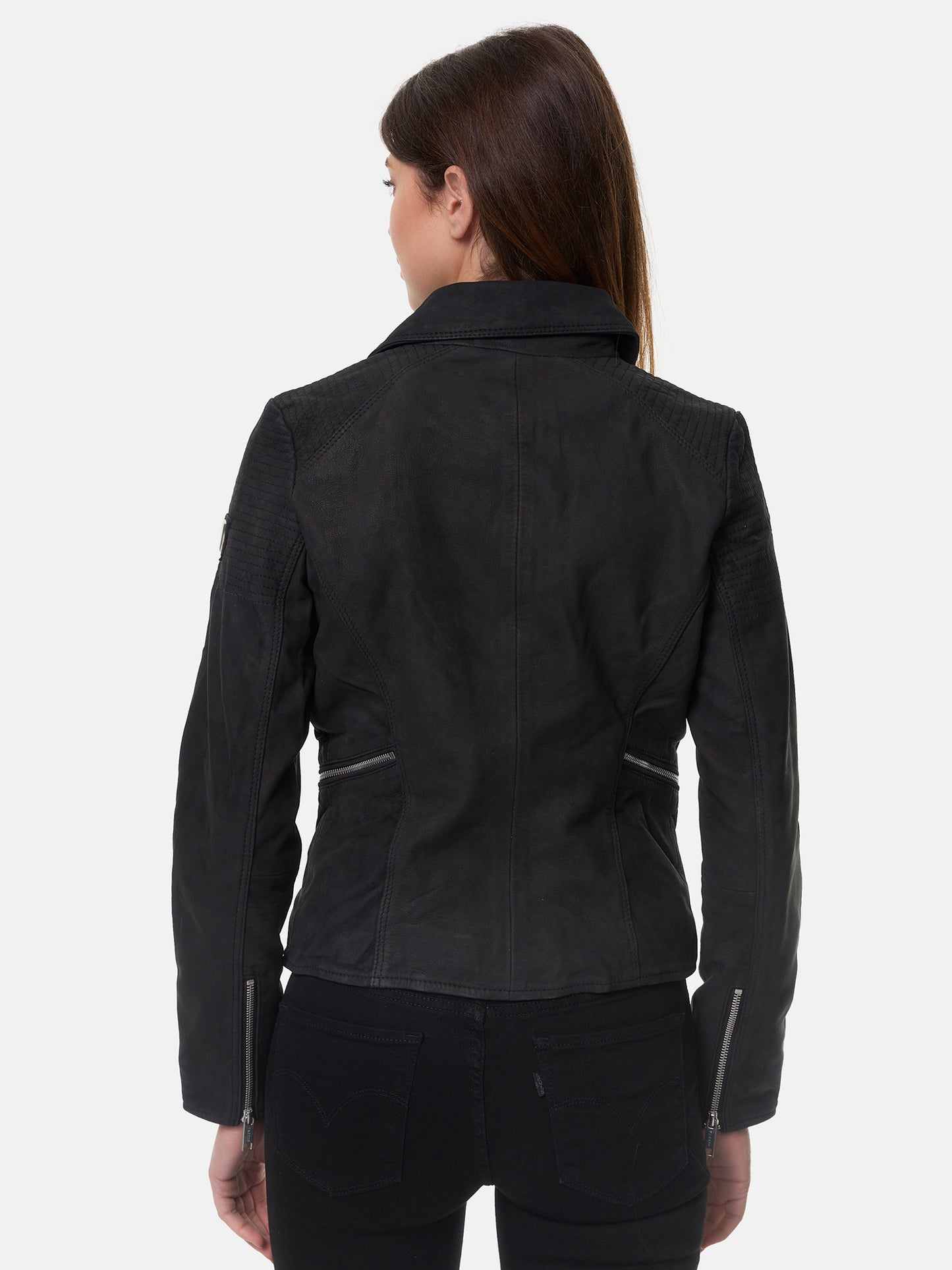 Veste en cuir pour femme Tazzio F500