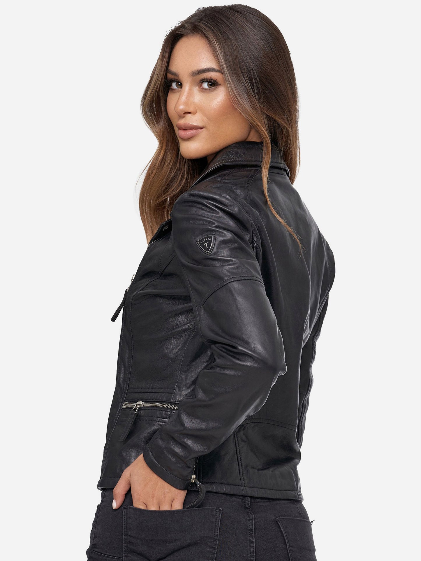 Tazzio Damen Lederjacke F501