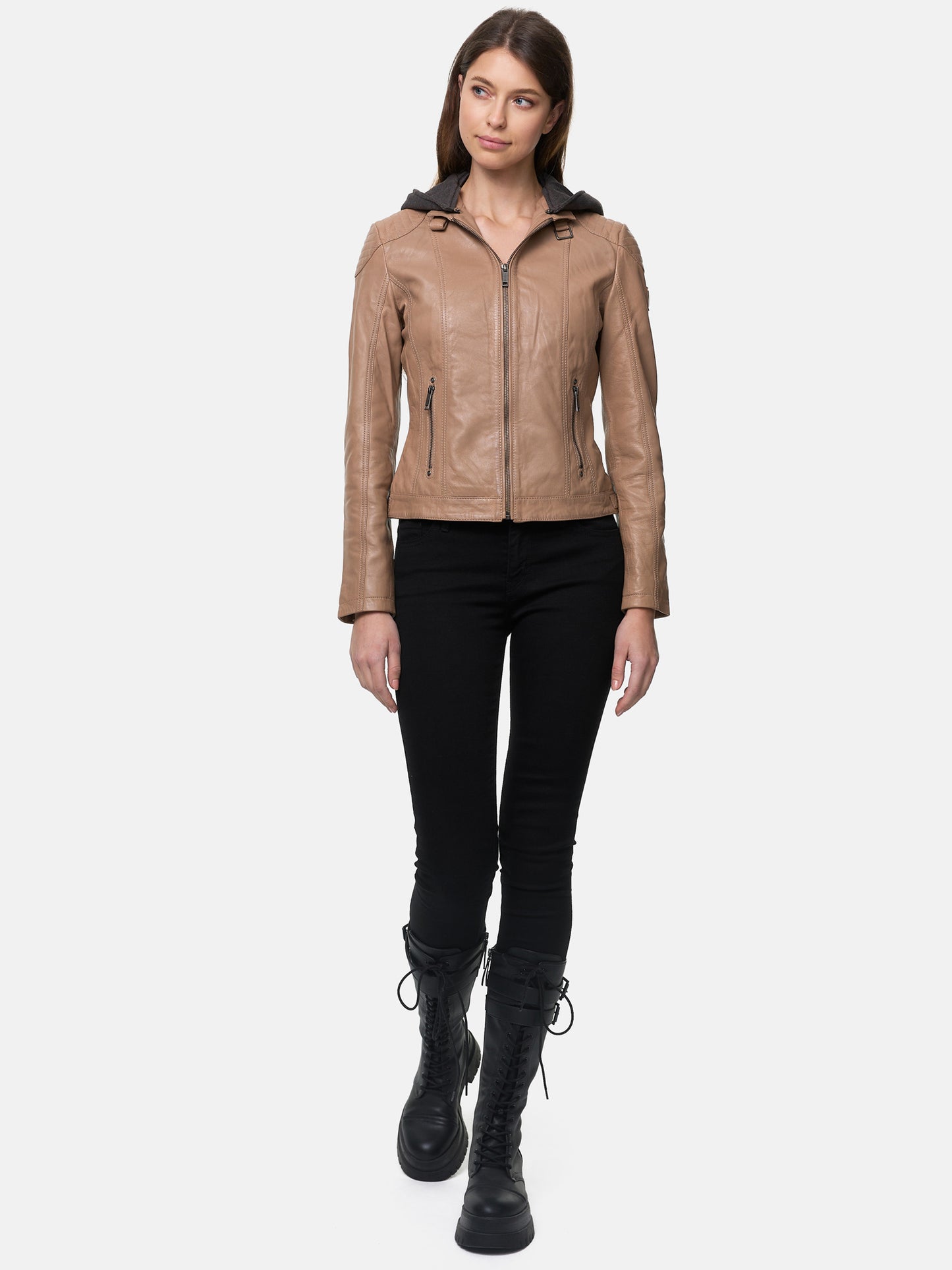 Tazzio Damen Lederjacke F503