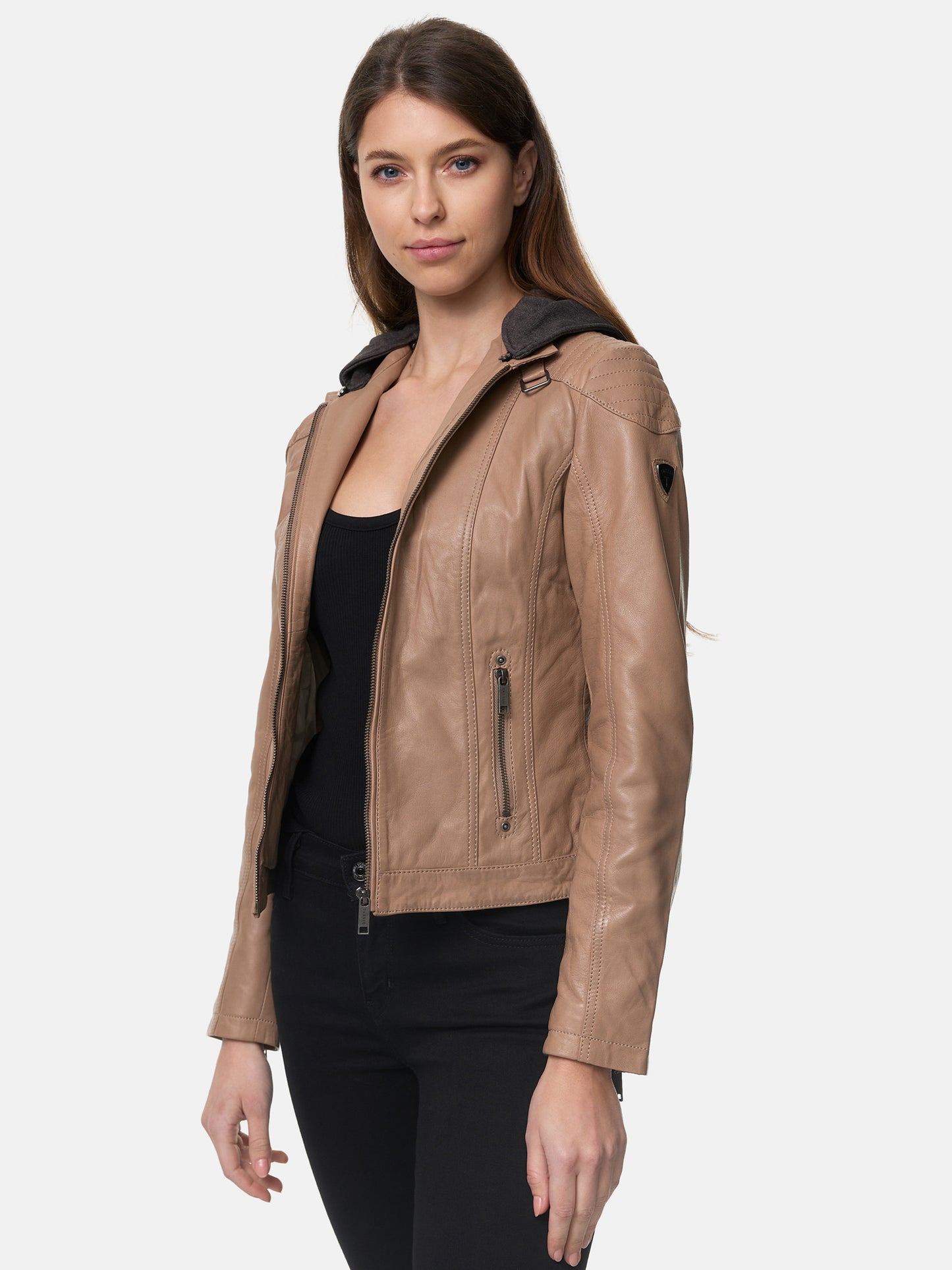 Tazzio Damen Lederjacke F503