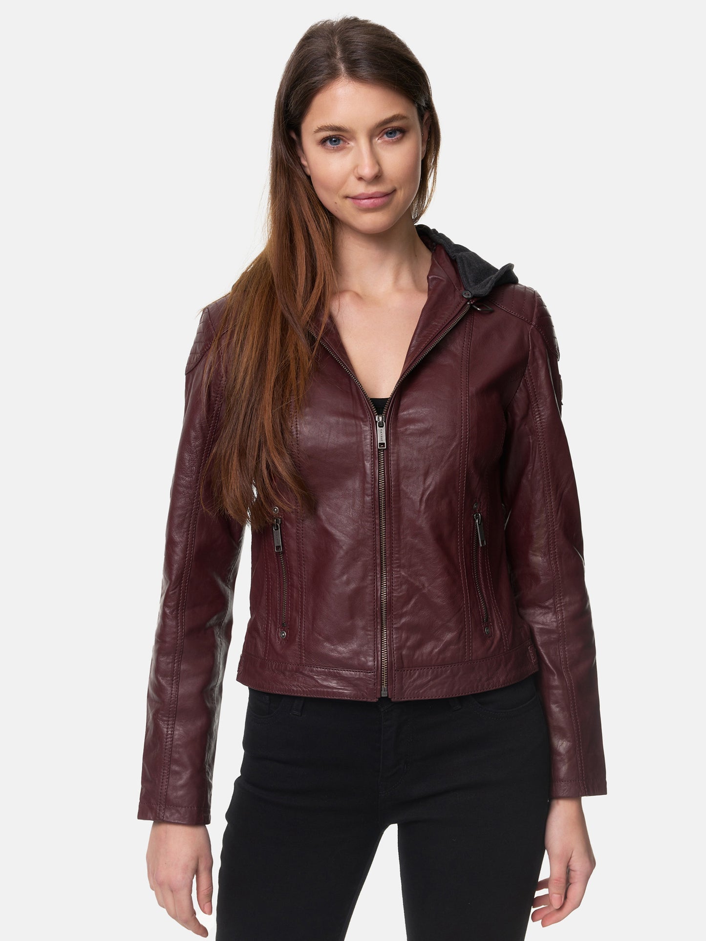 Tazzio Damen Lederjacke F503