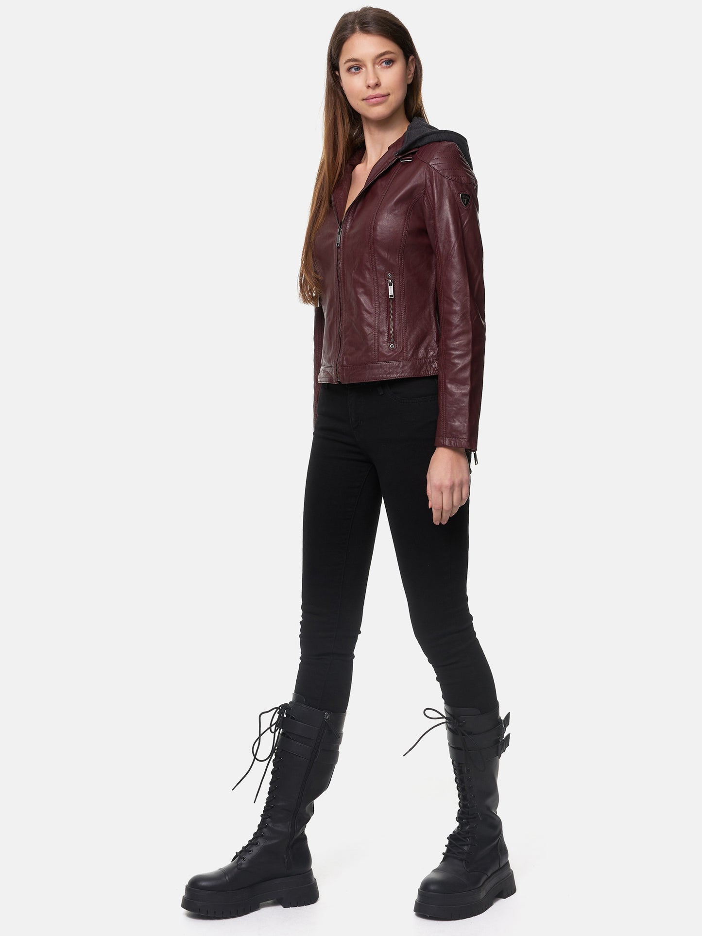 Tazzio Damen Lederjacke F503