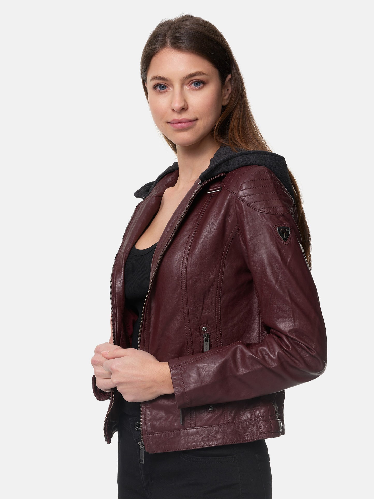 Tazzio Damen Lederjacke F503