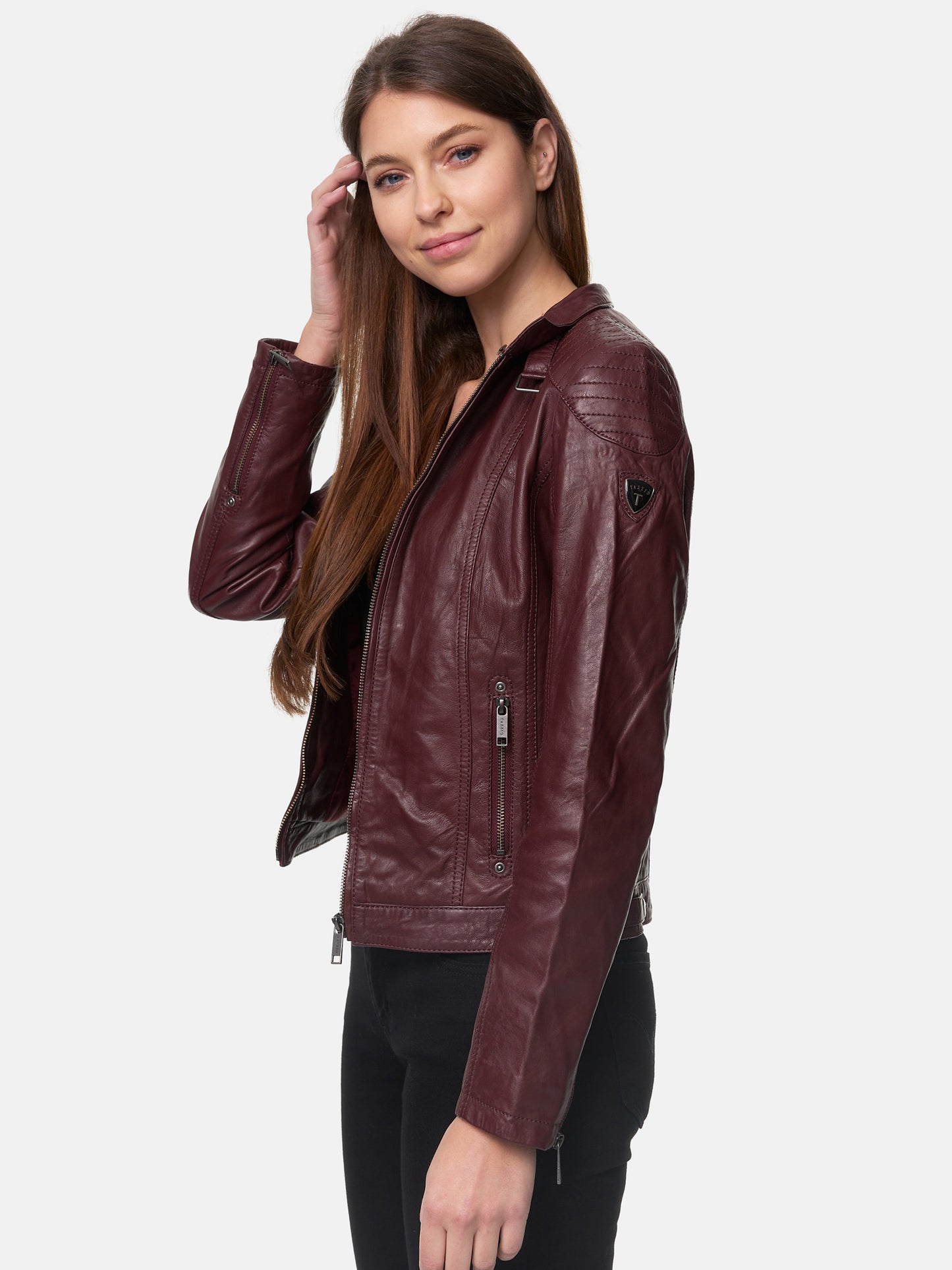Tazzio Damen Lederjacke F503