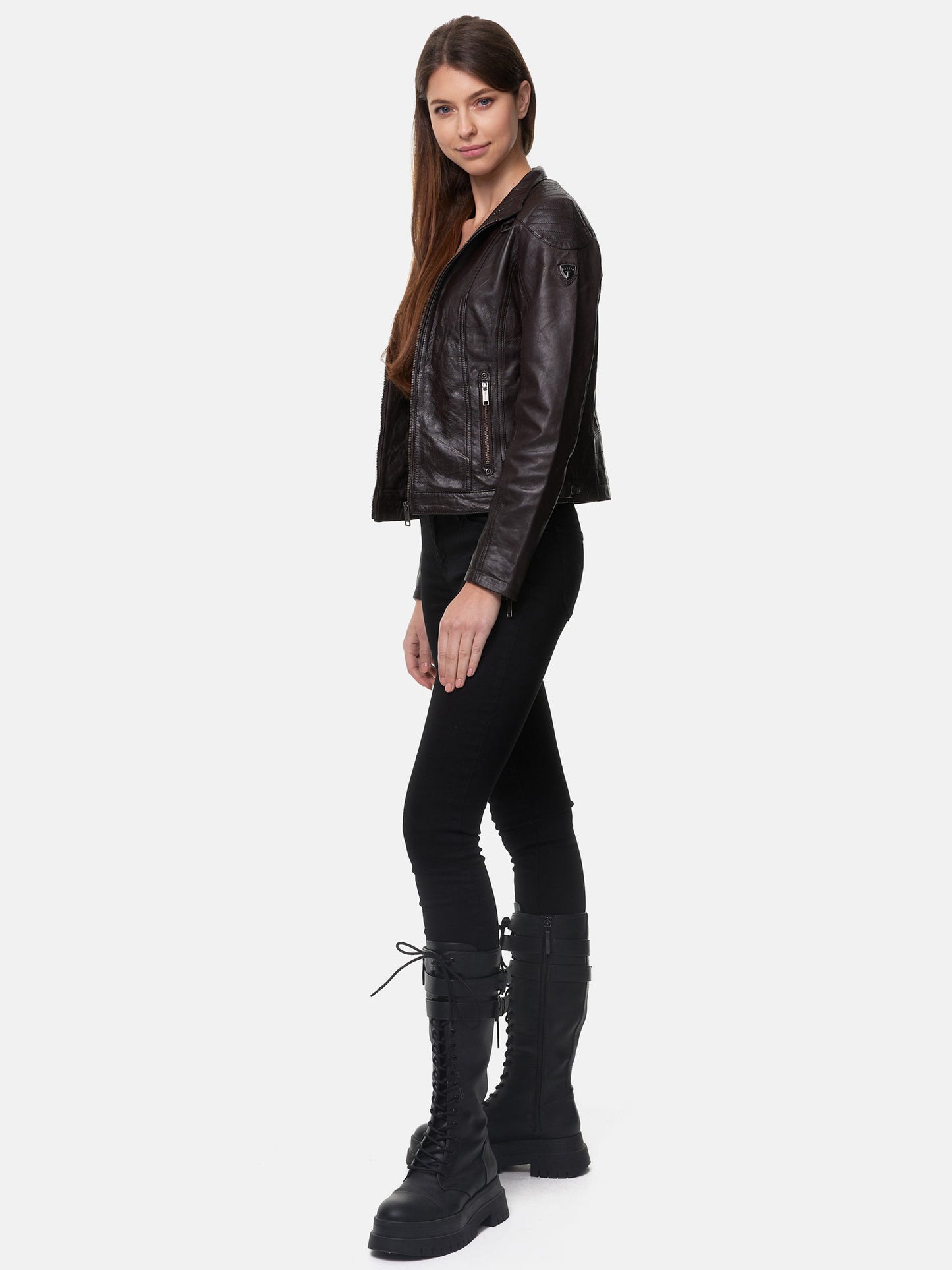 Tazzio Damen Lederjacke F503