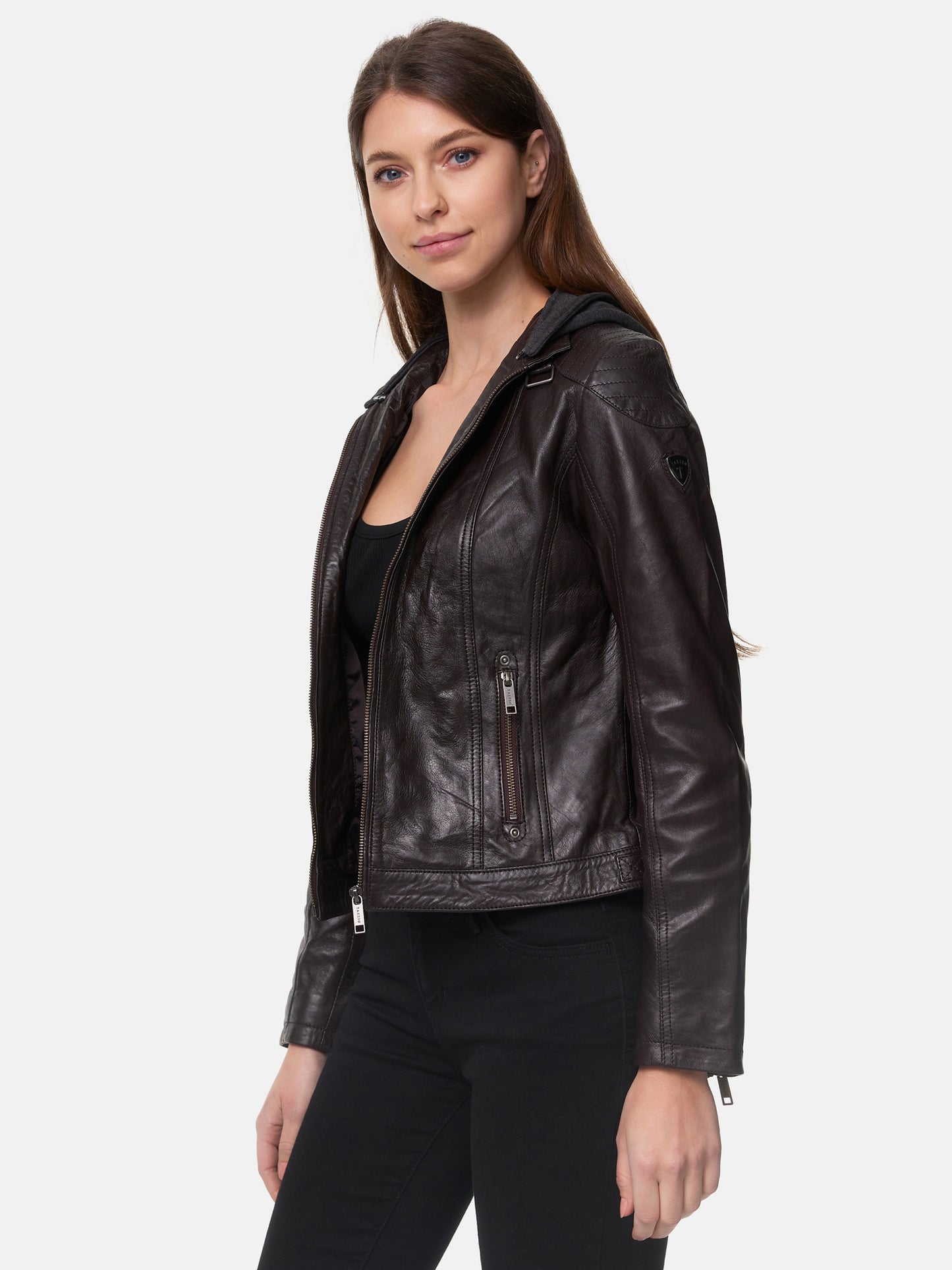 Tazzio Damen Lederjacke F503