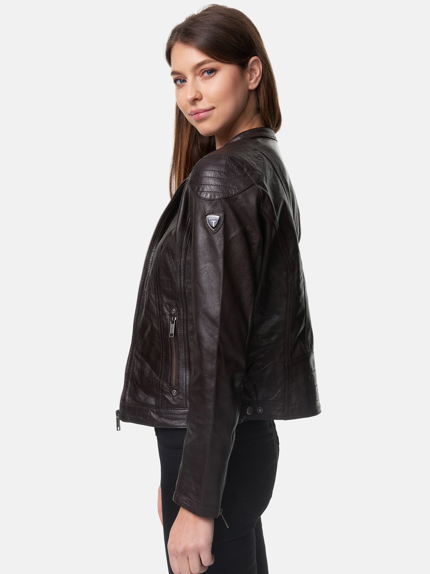 Tazzio Damen Lederjacke F503