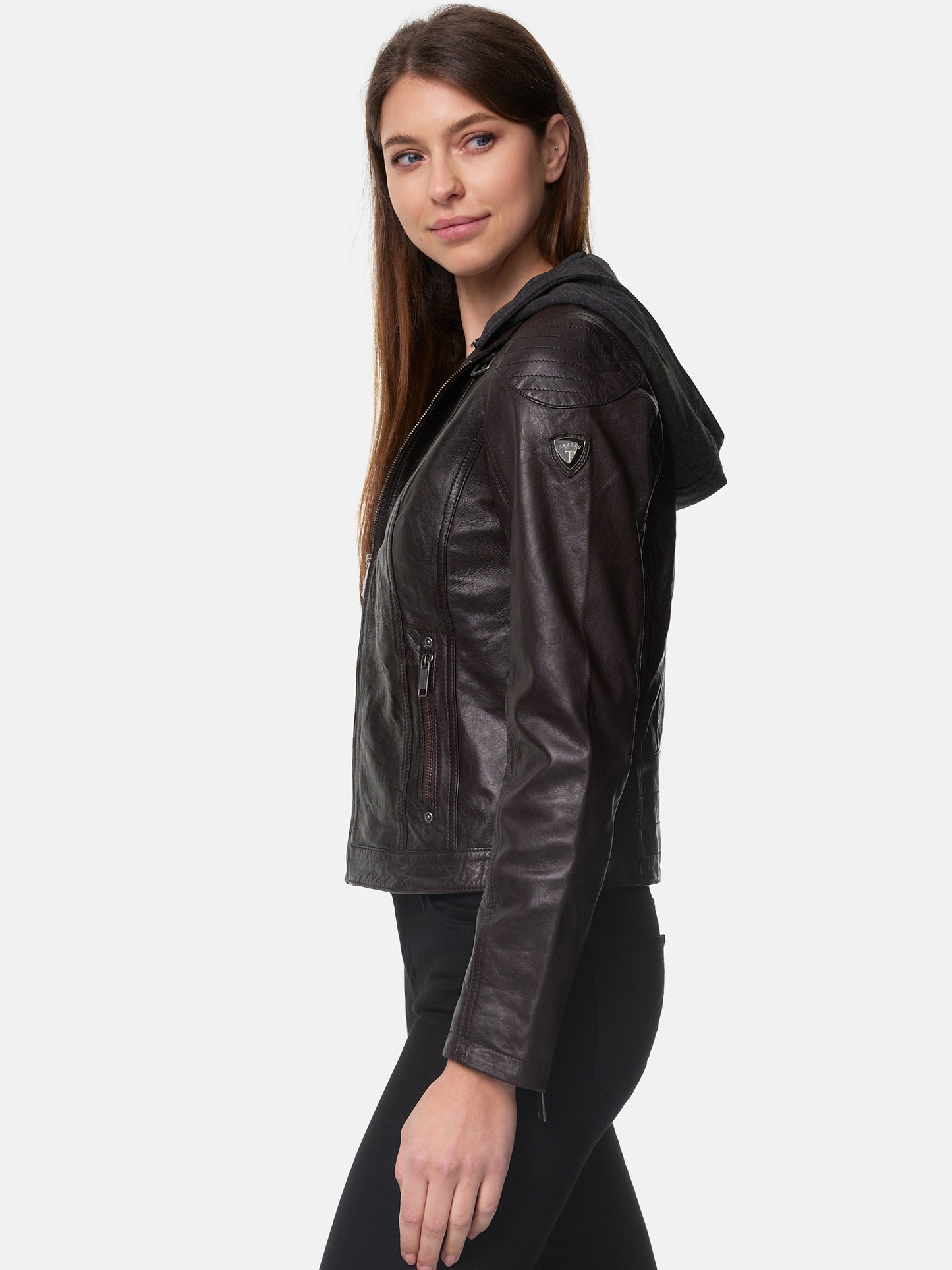 Tazzio Damen Lederjacke F503