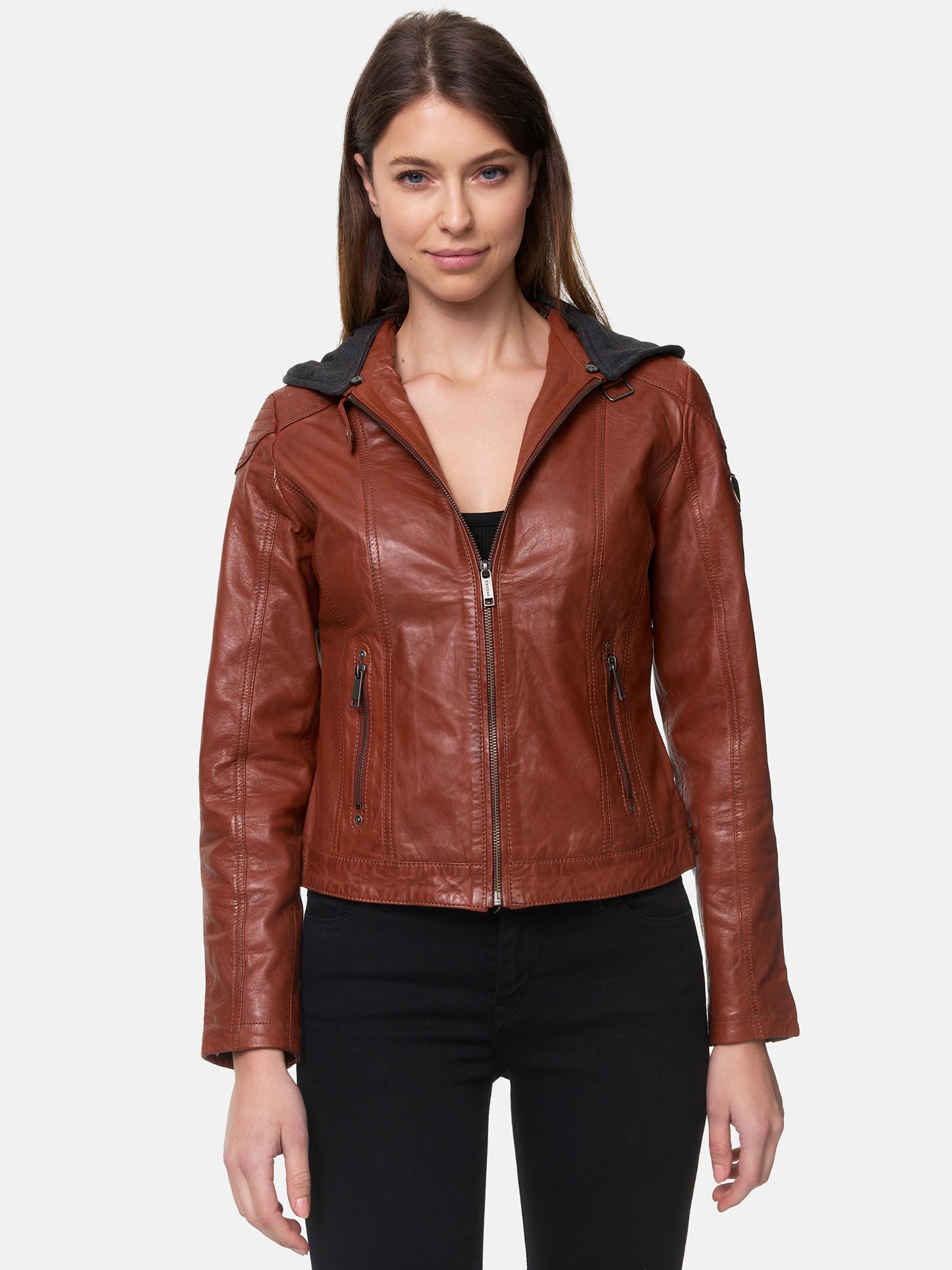 Tazzio Damen Lederjacke F503