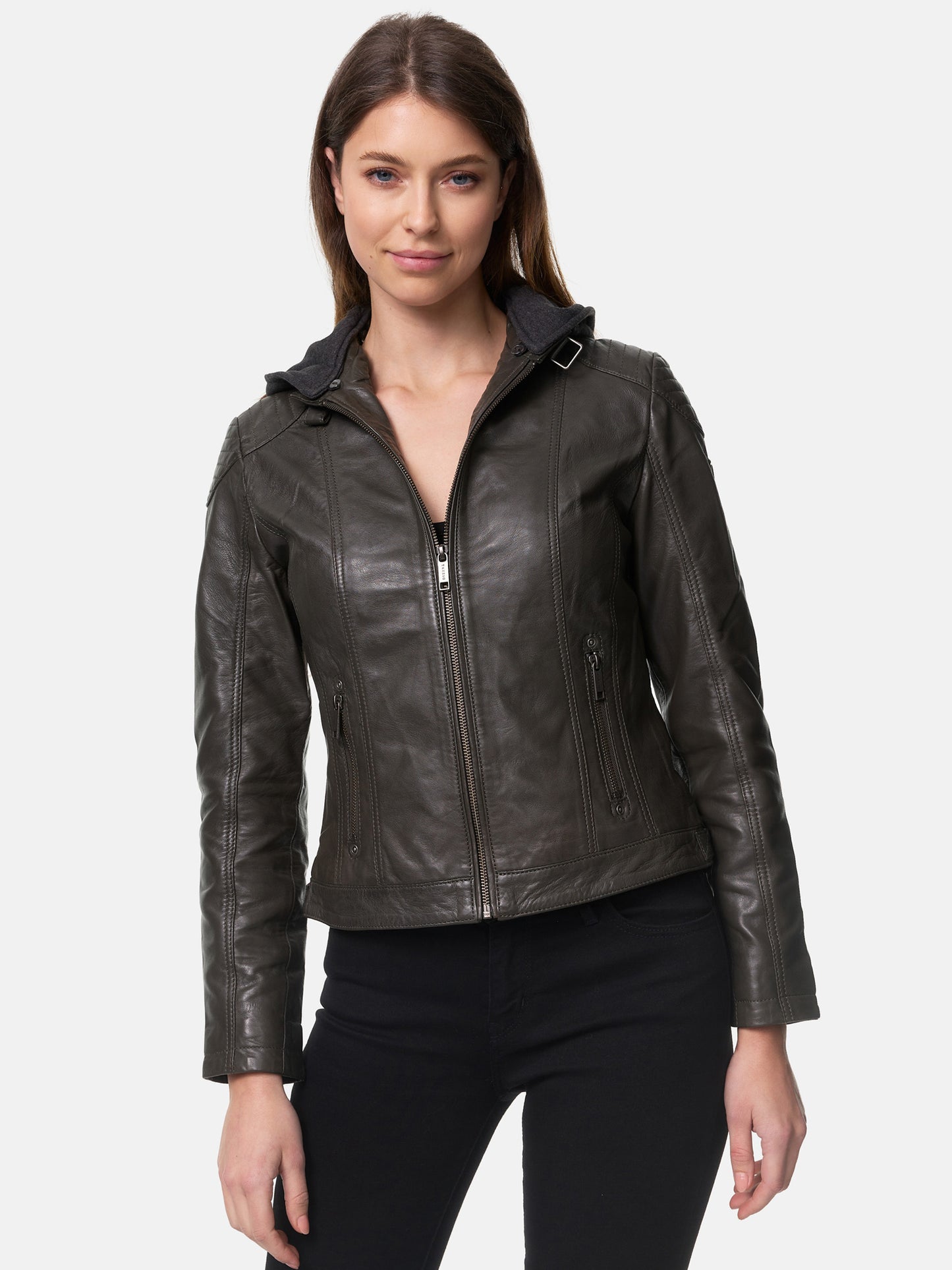Tazzio Damen Lederjacke F503