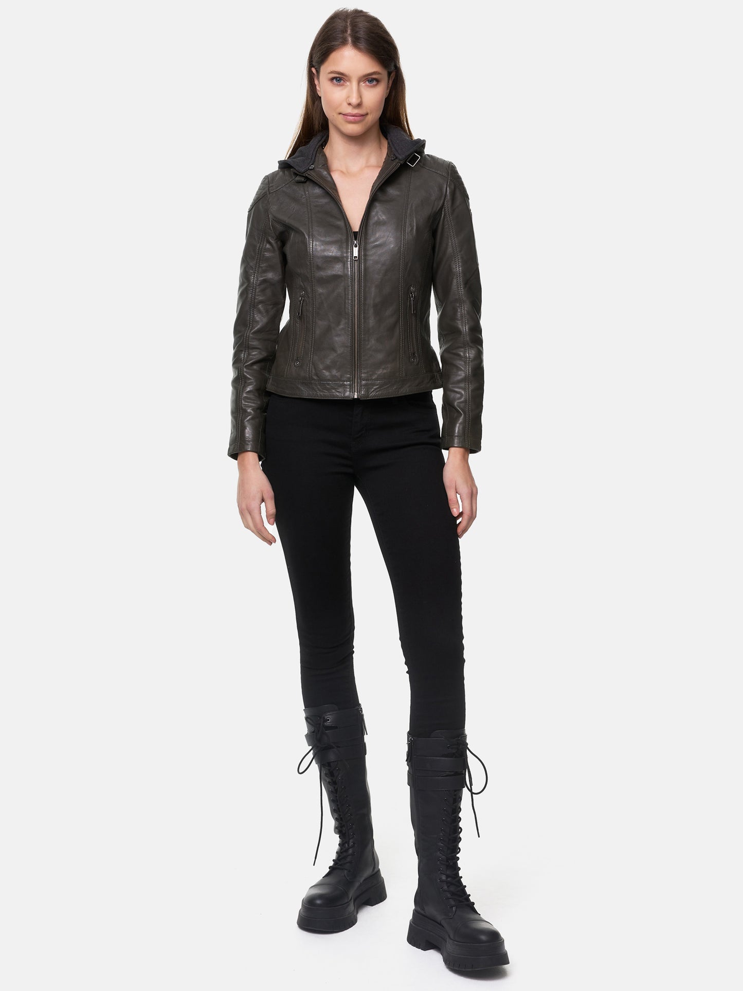 Tazzio Damen Lederjacke F503