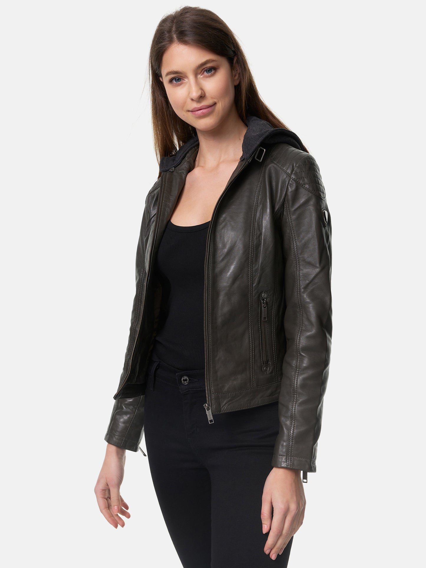 Tazzio Damen Lederjacke F503
